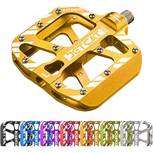 'JETCAT Mountain Bike Pedals - MTB Pedals Flat, Bicycle Pedals for BMX MTN Road Gravel EBike, BMX Pedals, Flat Pedals, Road Bike Pedals, Specialized Bike Pedals, BMX Parts, Metal Aluminum 9/16'''