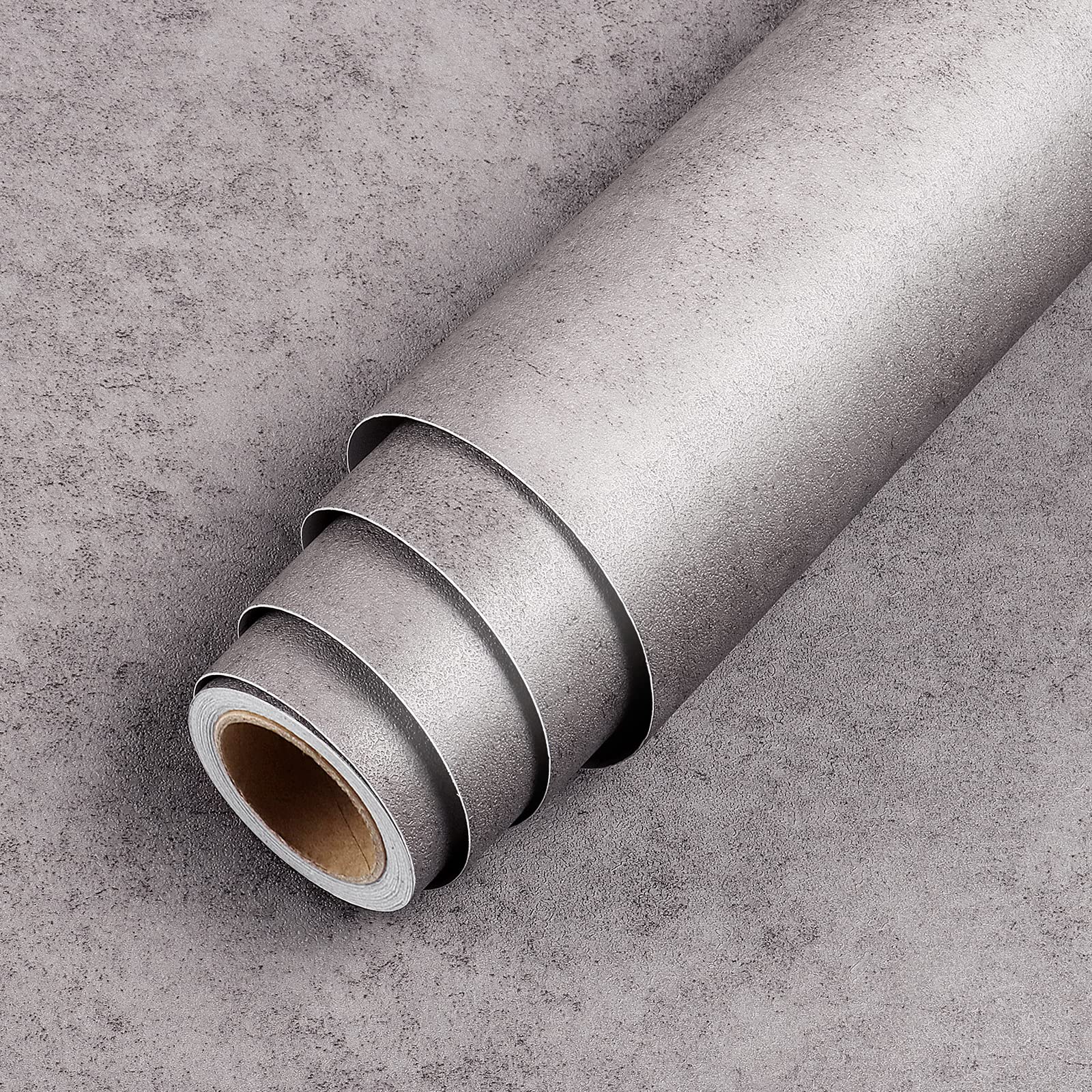 Buy LaCheery Thick Grey Concrete Wallpaper Peel and Stick Concrete