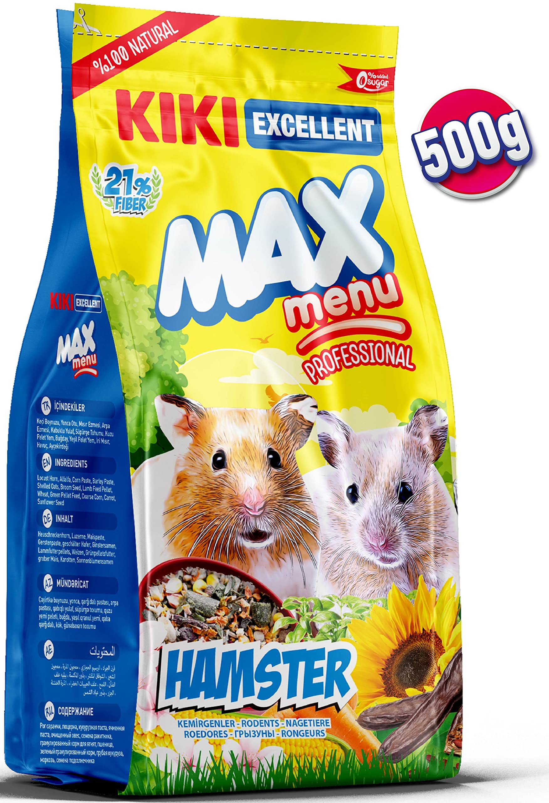Kemirgen Max Menu Hamster Yemi 500 g. KG305