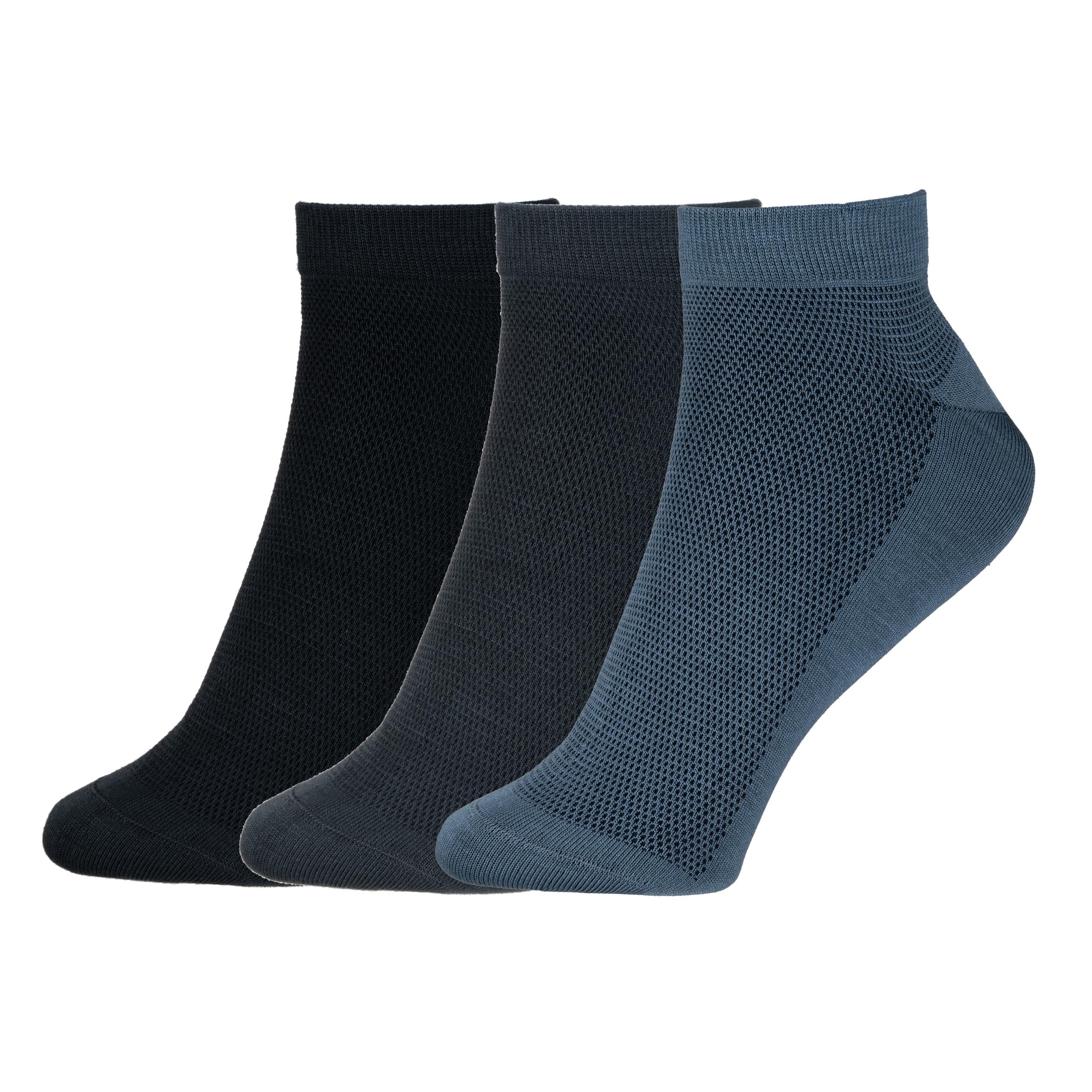 royal son Men Ankle Length Breathable Socks - 3 Pack-picture-7