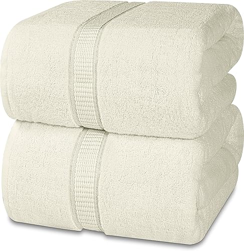 Vista 66 de Utopia Towels - Toalla de baño gigante, 2 unidades, 17.69 oz/yd2 (600 gsm), 100% algodón hilado en anillo, altamente absorbentes y de secado rápido