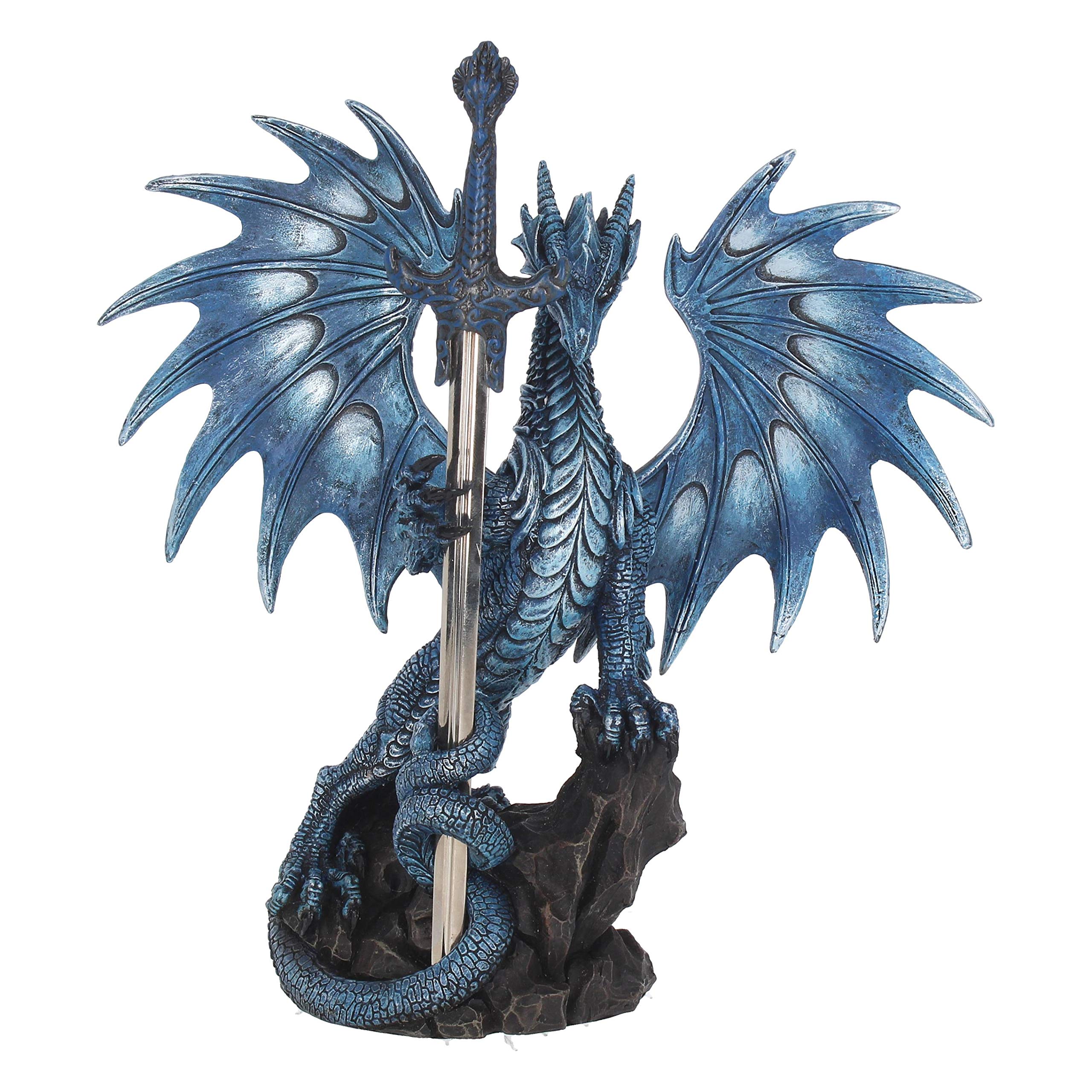 Ouvre-Lettres Sea Blade Nemesis Now par Ruth Thompson en Résine Bleue 28 cm