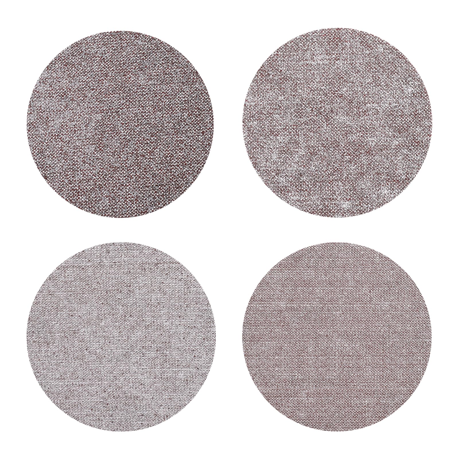 sourcing map 125mm Mesh Sanding Disc, 20pcs 40/60/80/100 Grit Dust Free Drywall Sandpaper Hook and Loop Sander Pads for Drywall Putty Floor