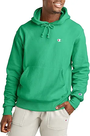 Champion Hoodie, Reverse Weave Fleece Comfortable Pullover Sweatshirt for Men, Graphic
