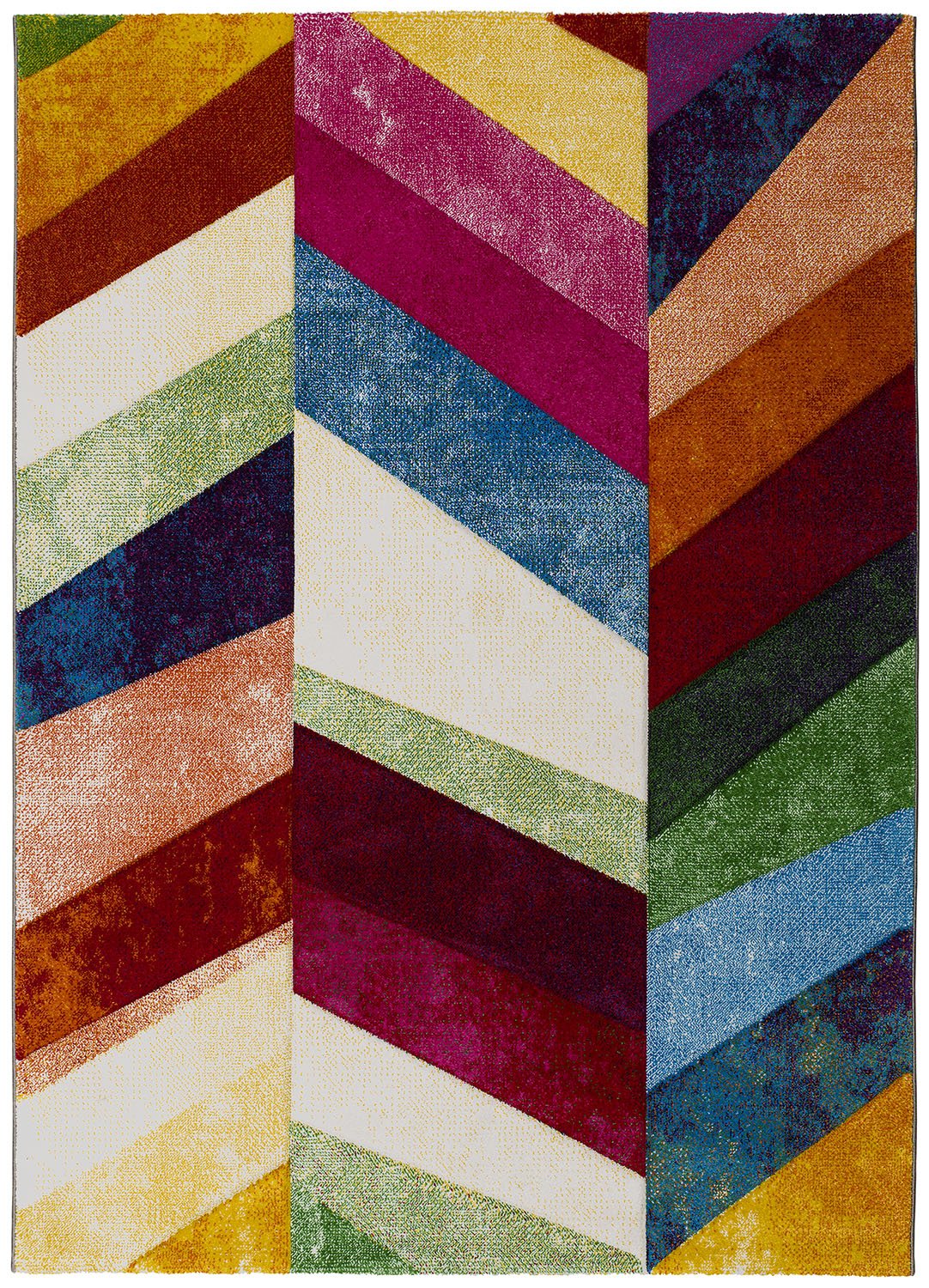 KadimaDesignDesigner Rug Modern Carpet BIANCA 120 x170cm 21 MULTI Orange