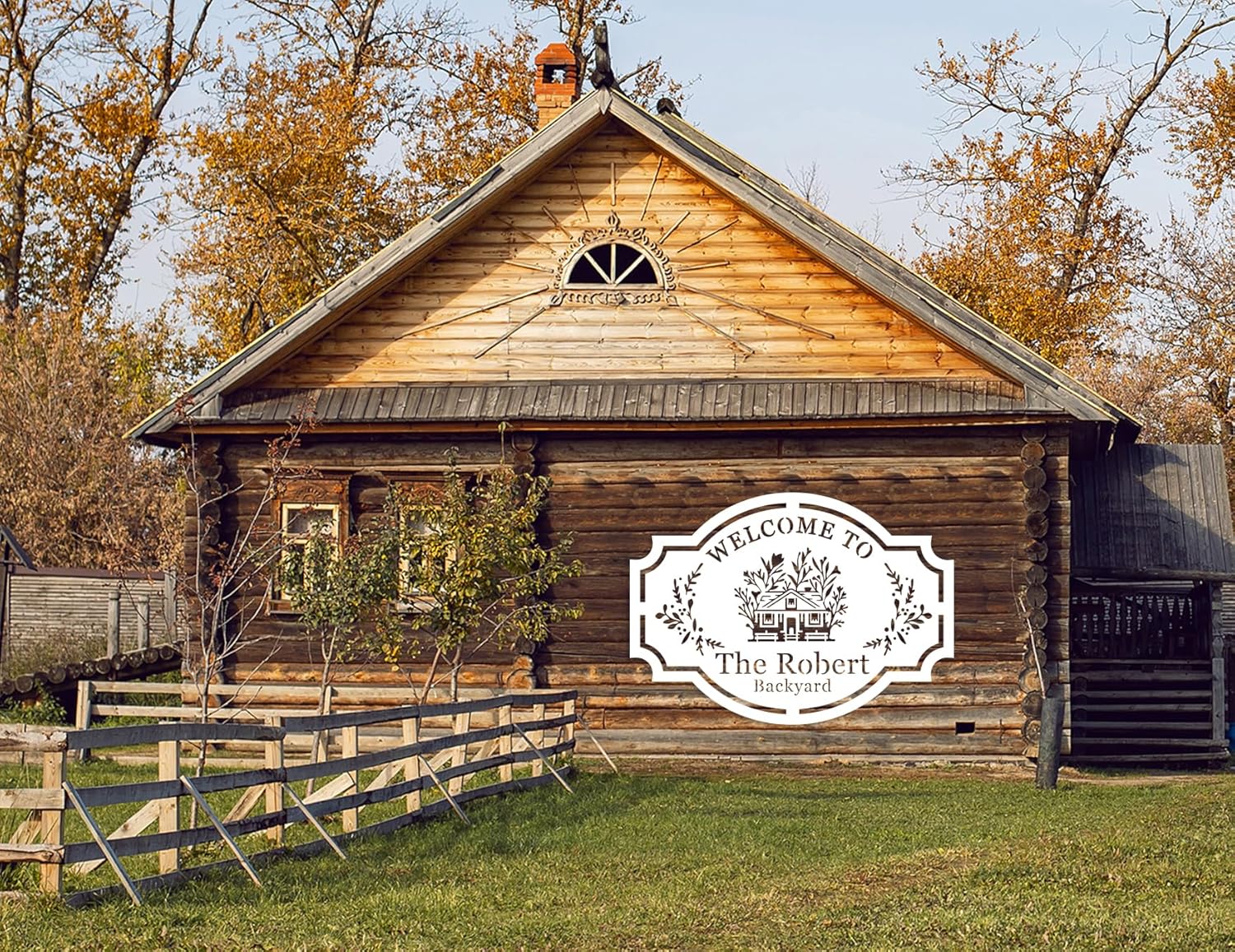 Custom Metal Farm Name Wall Sign, Personalized Farmhouse Sign, Last Name Sign, Welcome Sign, Housewarming Gift, Front Door Decor, EST Sign, Monogram For Home Decor Garden Yard Farm Decorate