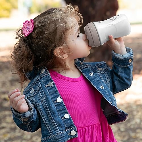 Miniatura 2 de Chicco Vaso Entrenador Deportivo con Boquilla Semifirme, Resistente a Mordeduras y Tapa sin Derrames, 9 onzas. Apto para Lavavajillas