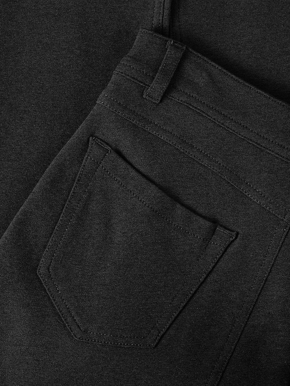 Womens Active High Waist Compression Button Up Spandex Yoga Jean Pants Stretchy Athleisure Daily Leggings - Image 6