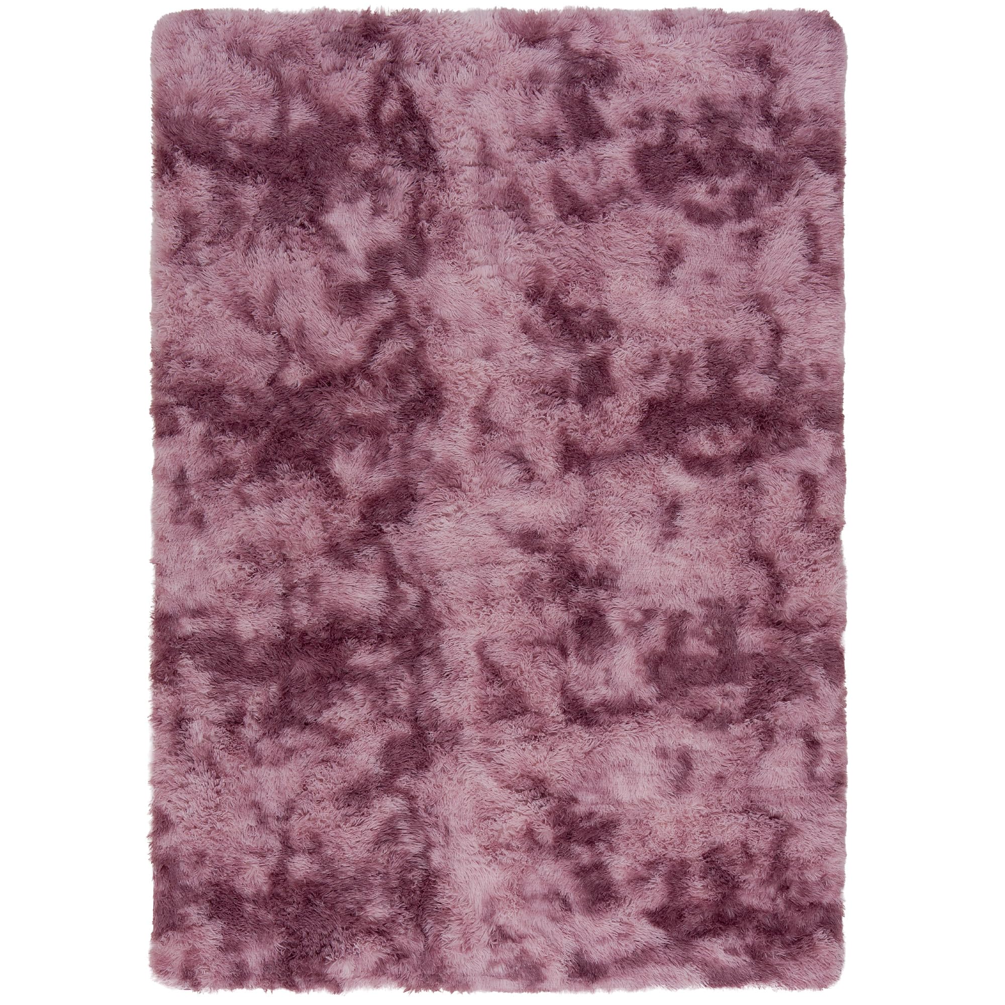 Pergamon Fluffy Shaggy Teppich Altrosa – Hochflor Teppich extra weich, moderner Wohnzimmer Teppich, kuschelig & pflegeleicht
