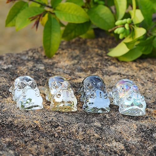 Miniatura 2 de Qianwei Hipopótamo de cristal verde mate, regalos para mujeres, hipopótamo hechos a mano, animales de cristal, figuras coleccionables de hipopótamo,