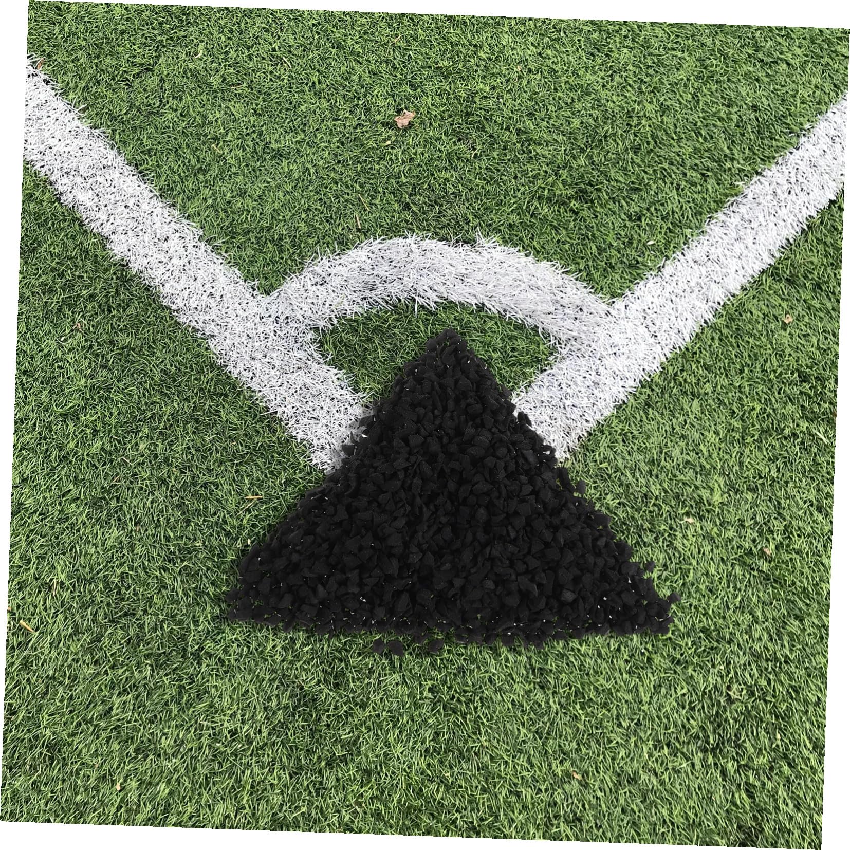 Artificial Duraderas Negro para Relleno Caucho 1,9kg Césped de Partículas para Campos Deportivos y Eventos Atléticos
