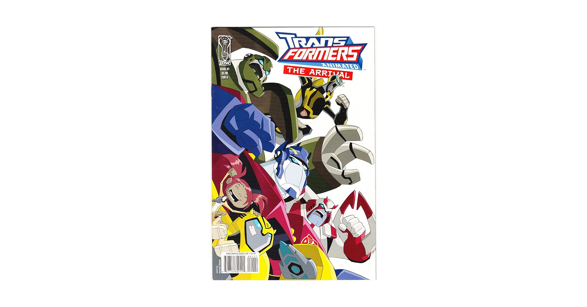 Amazon.com: Transformers Animated The Arrival #1 Cover B