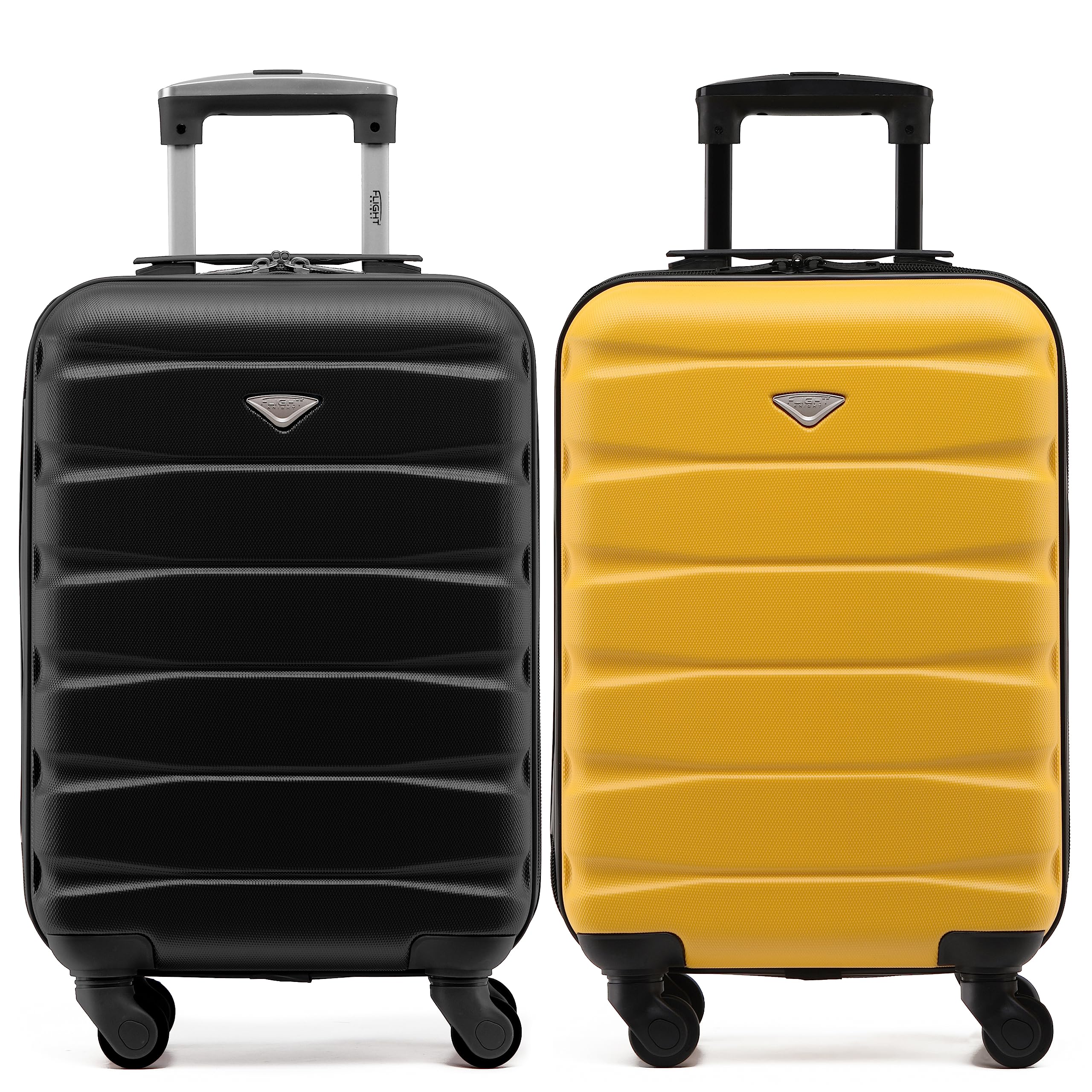 Flight Knight Suitcase Set of 2 Lightweight 4 Wheel ABS Hard Case Cabin Carry On Hand Luggage Approved for Over 100 Airlines Including easyJet, British Airways, Ryanair & Many More 55x35x20cm — view 160