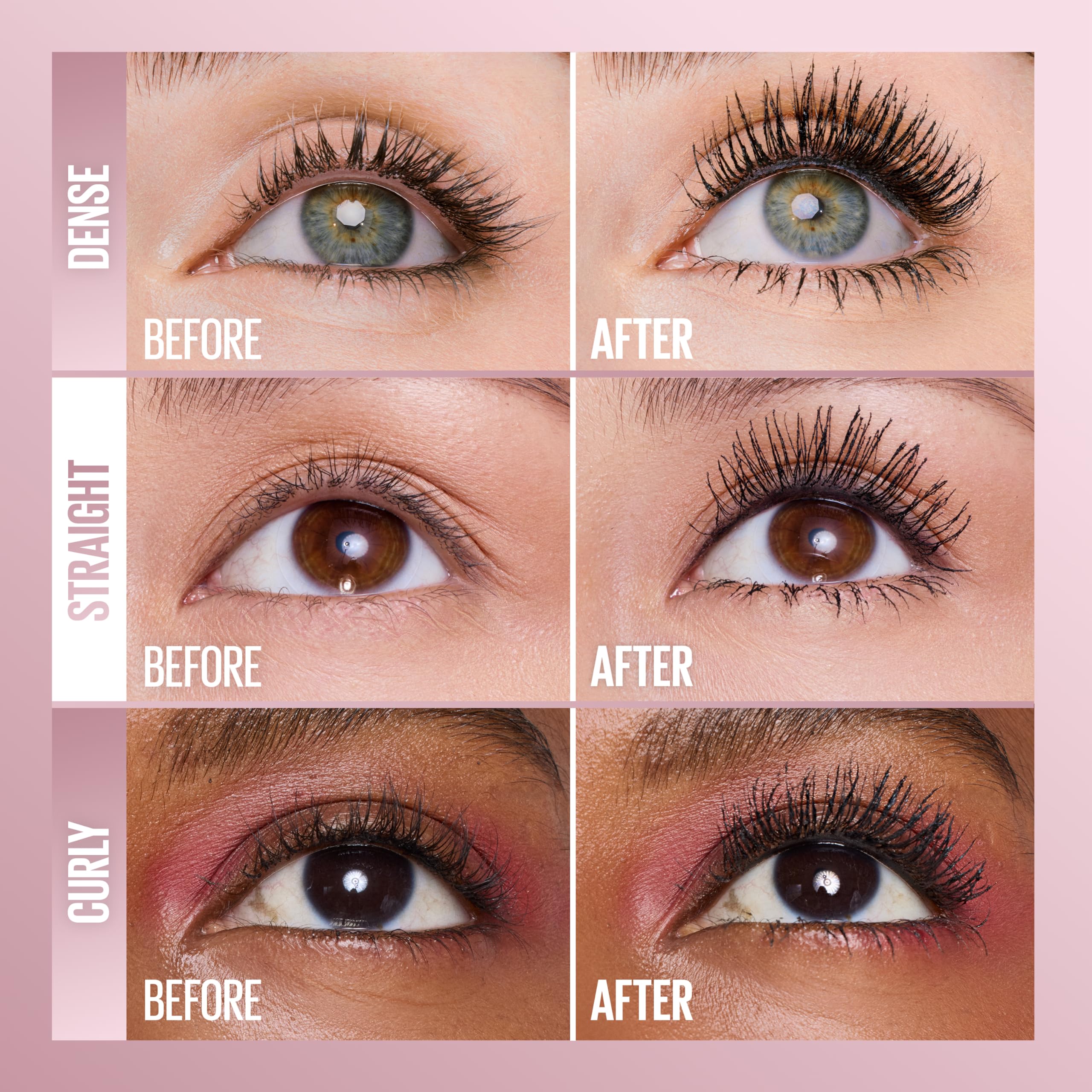 Maybelline New York Sky High Mascara Tubes, 7,2 ml | Maska z efektem rur, definicja i ekstremalna długość, z maską shea i olejem rycynowym, bardzo czarny