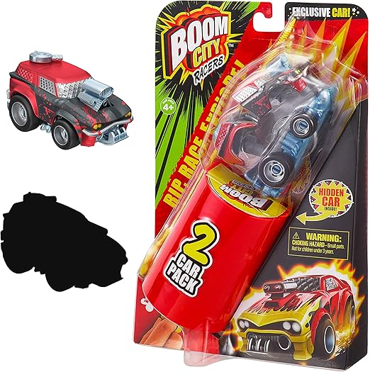 2 Pack - Exclusive Car Boom Yah! X and A Surprise Mystery Car, Muticolor (40057)