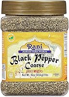 Vista 10 de Rani - Tarro de PET de 3.00 oz de pimienta negra molida gruesa de 28 mallas (molienda de mesa) de 3 onzas (3.00 oz) ~ Todo natural Vegano Apto