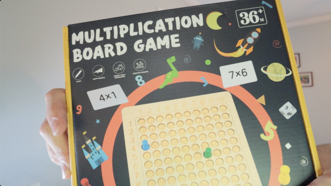 Watch Best Math Board Game? | Wood Montessori Multiplication Game on ...