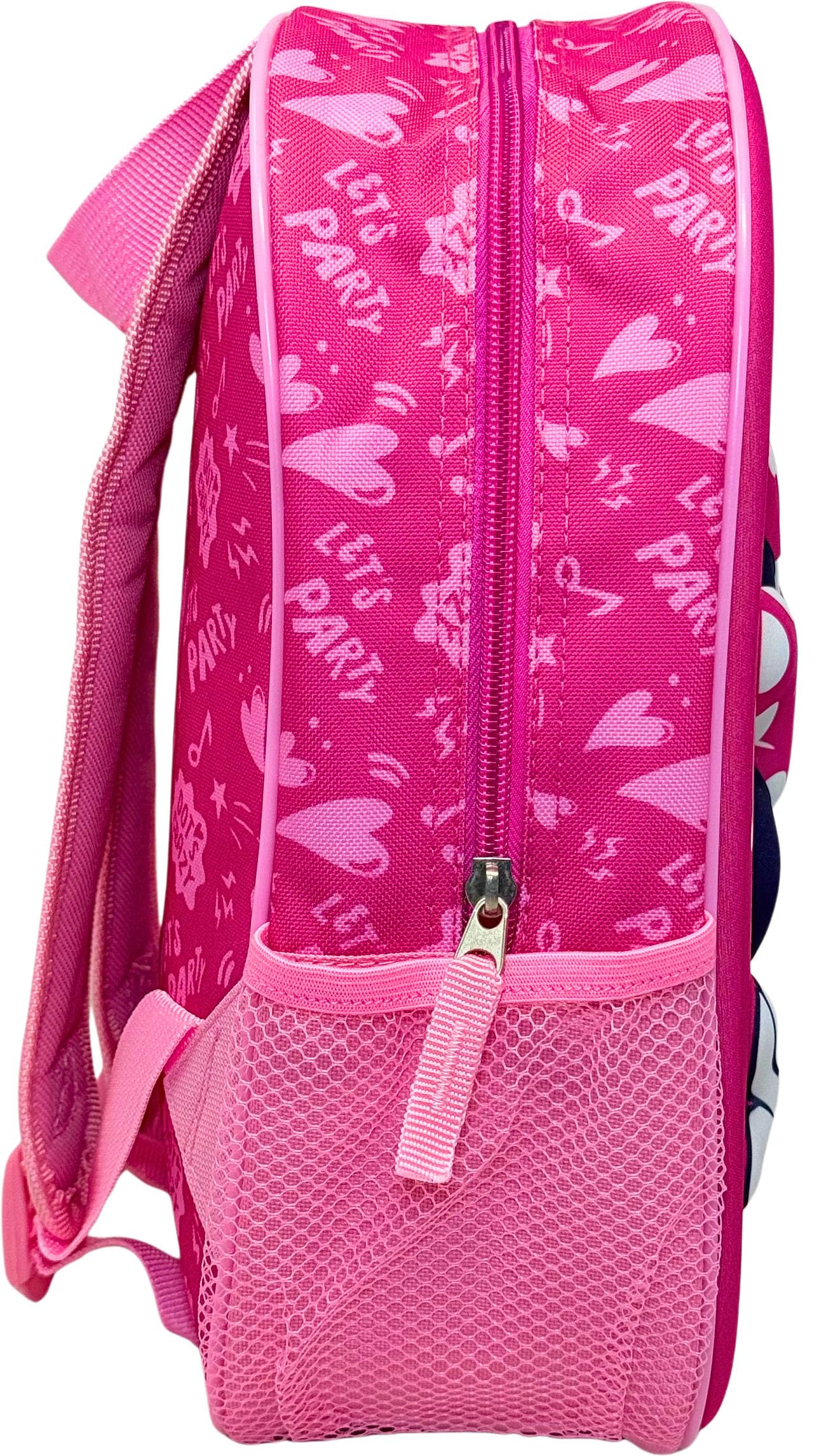 Clondo Zaino Asilo 3D 31×26×11 cm – Zainetto per Bambina – Per Minnie Fan – Poliestere Resistente – Spallacci Imbottiti e Tasche Laterali – Perfetto Nido e Viaggio – Unisex 2‑6 anni