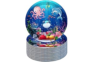 Festive Blue Finding Nemo Plates