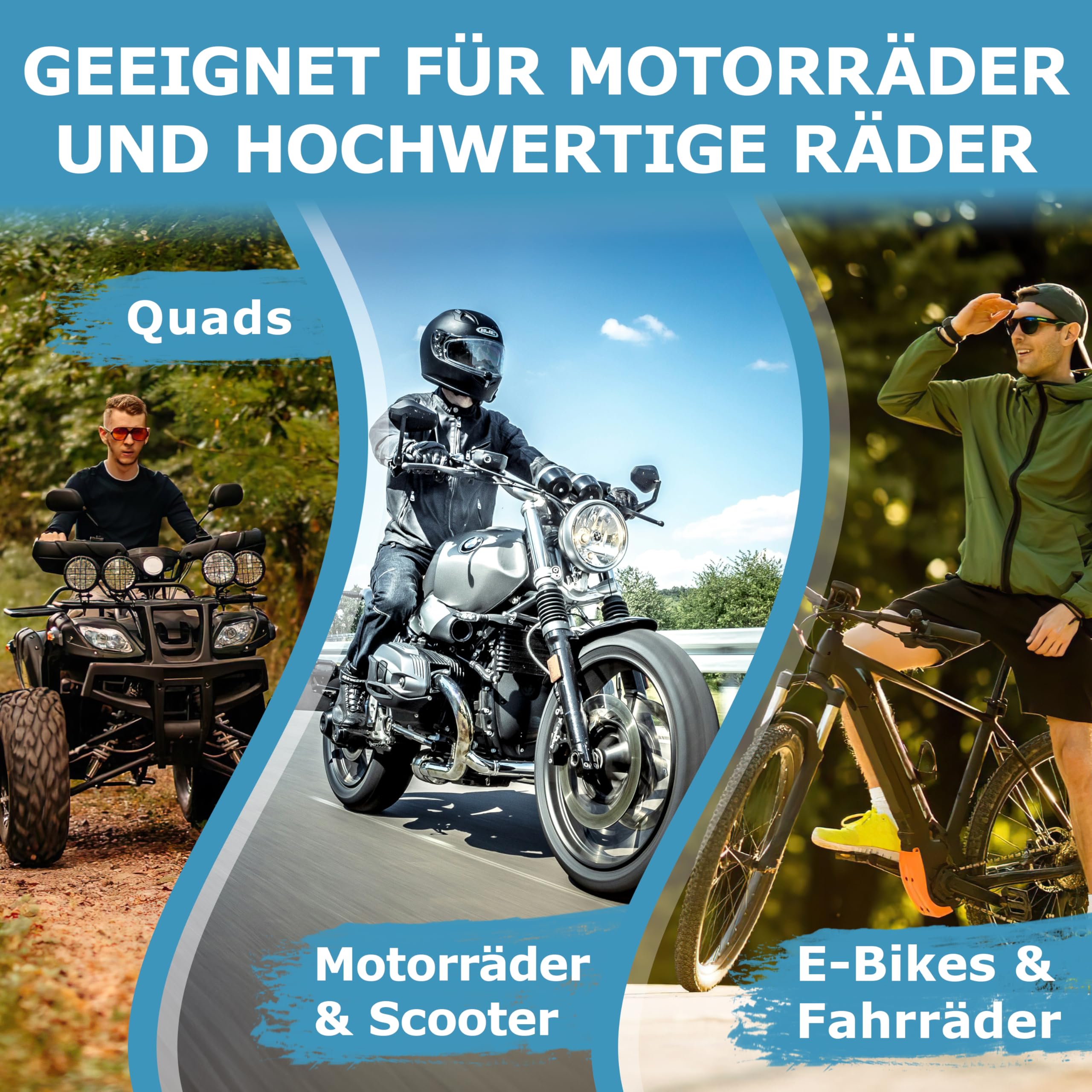 Widder Titan-Stahl [Level 15] Kettenschloss mit 4 Schlüssel - 115cm lang & 11mm massiv - für Motorrad Moped e Roller e Bike Fahrrad e Scooter Schloss - Motorradschloss & Fahrradschloss hohe Sicherheit