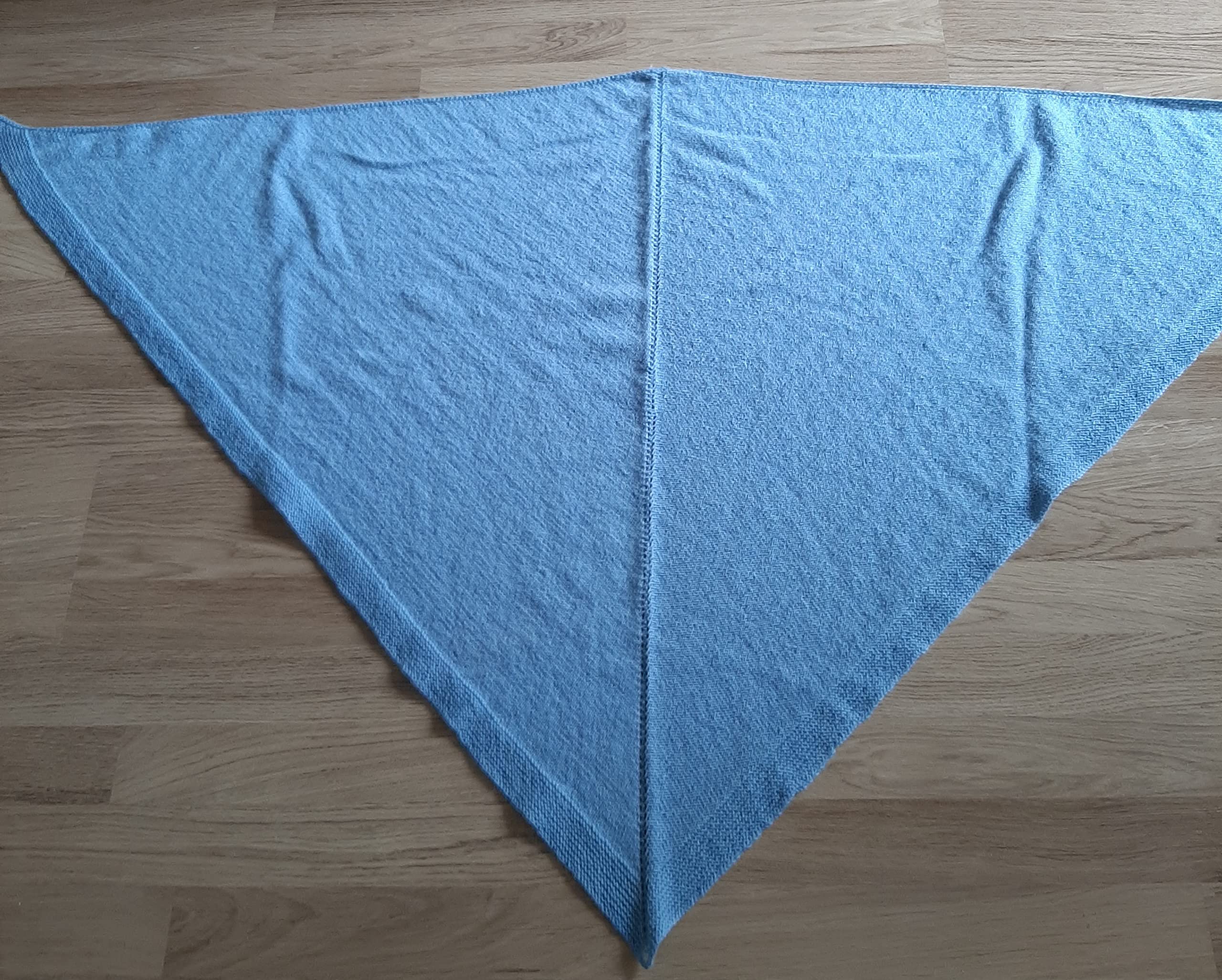Dreieckstuch Wollschal Schultertuch Schulterwärmer Strickschal Handgestrickt Damen 150/90 cm Rot Schurwolle Polyamid