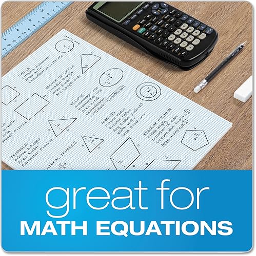 Miniatura 5 de Tops Quadrille Bloc de hojas, 8.5 x 11 pulgadas, 20 libras, 50 hojas, color blanco, Blanco