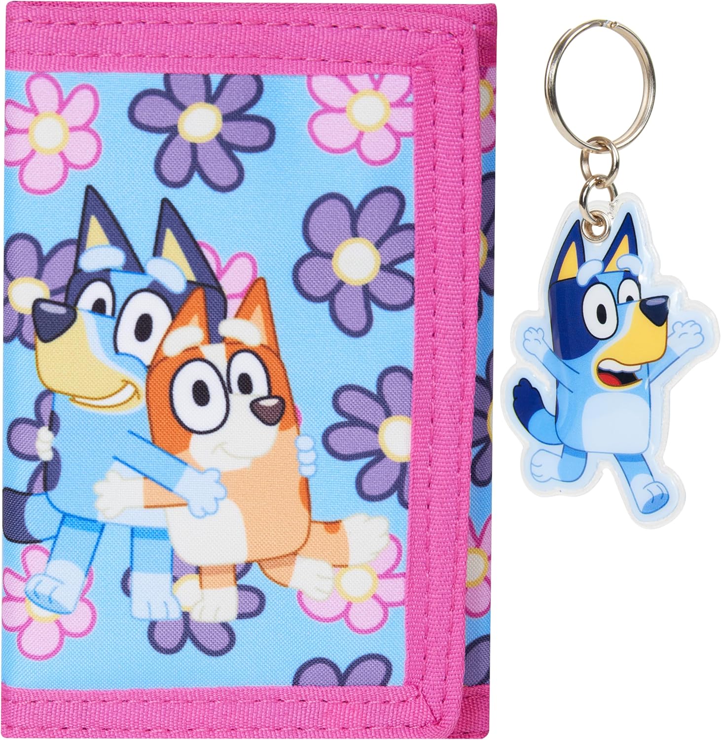 BlueY Girls’ Trifold Wallet with Compartments for Coins Cards Notes Wallet for School Everyday Travel