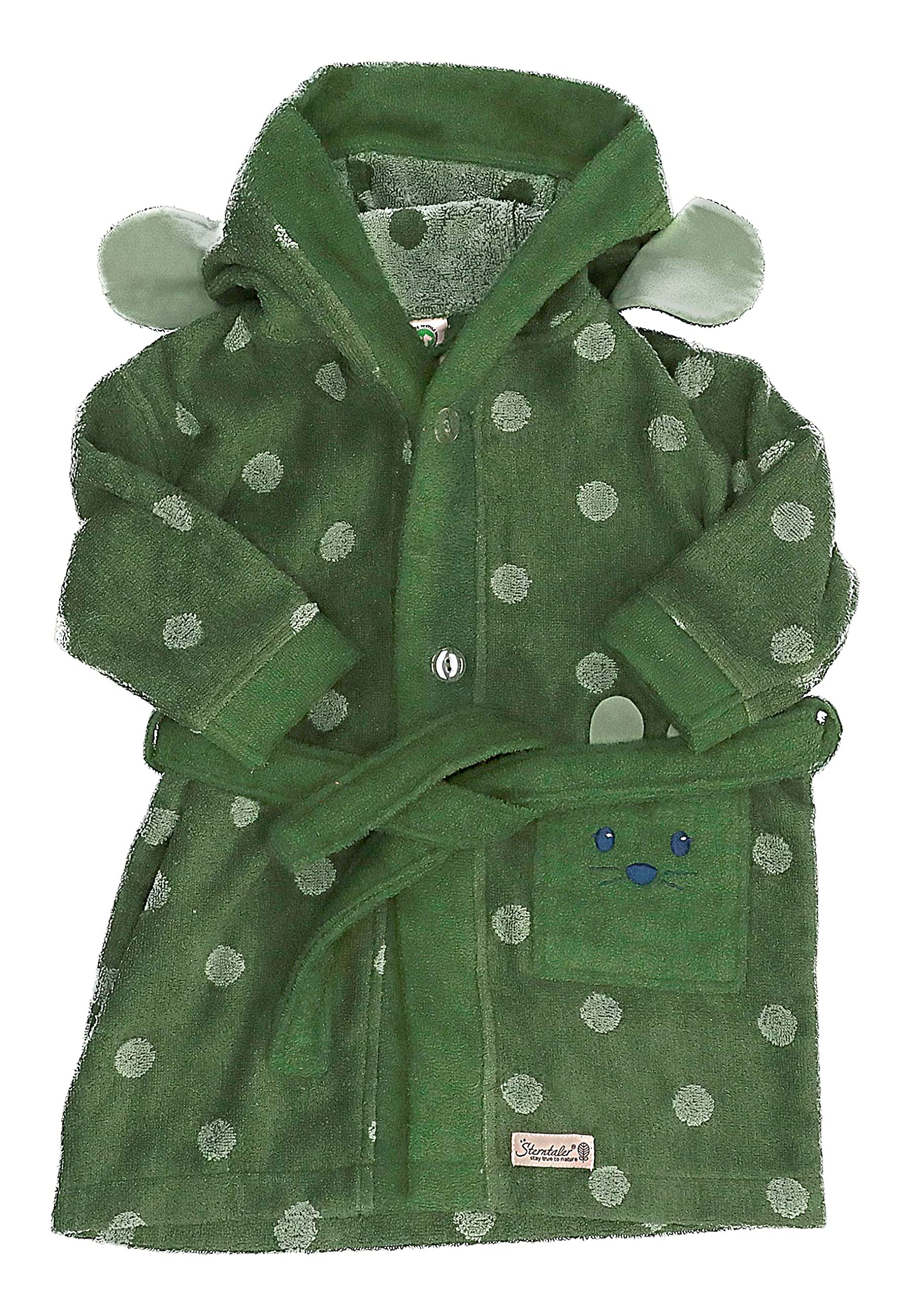 Sterntaler Baby-Jungen GOTS Kinni Bademantel