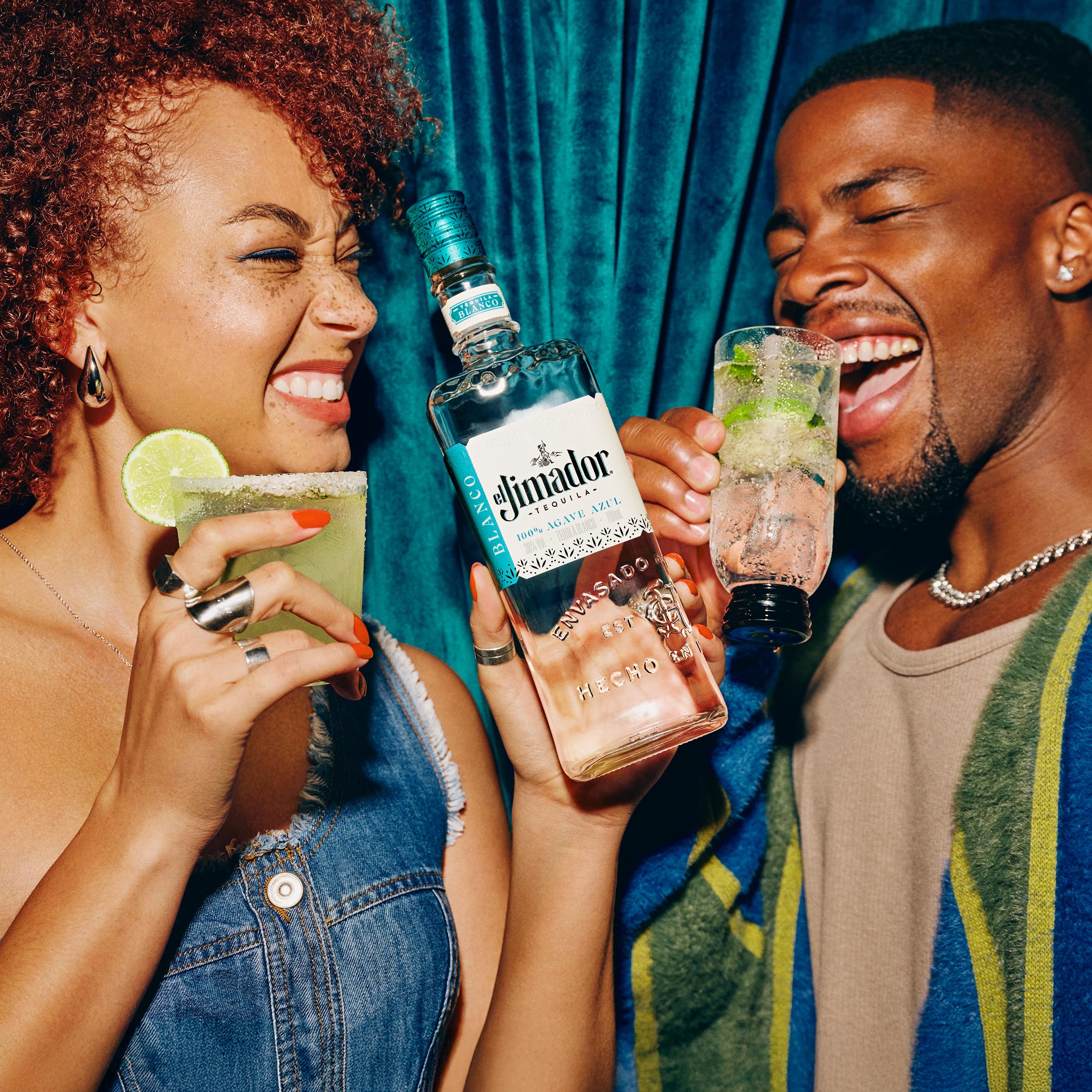 El Jimador Blanco Tequila - Premium Tequila - Geschenkempfehlung - kristllaklar mit fruchtigen Zitrusnoten und einem Hauch von Gewürzen - 0.7L/38% Vol.