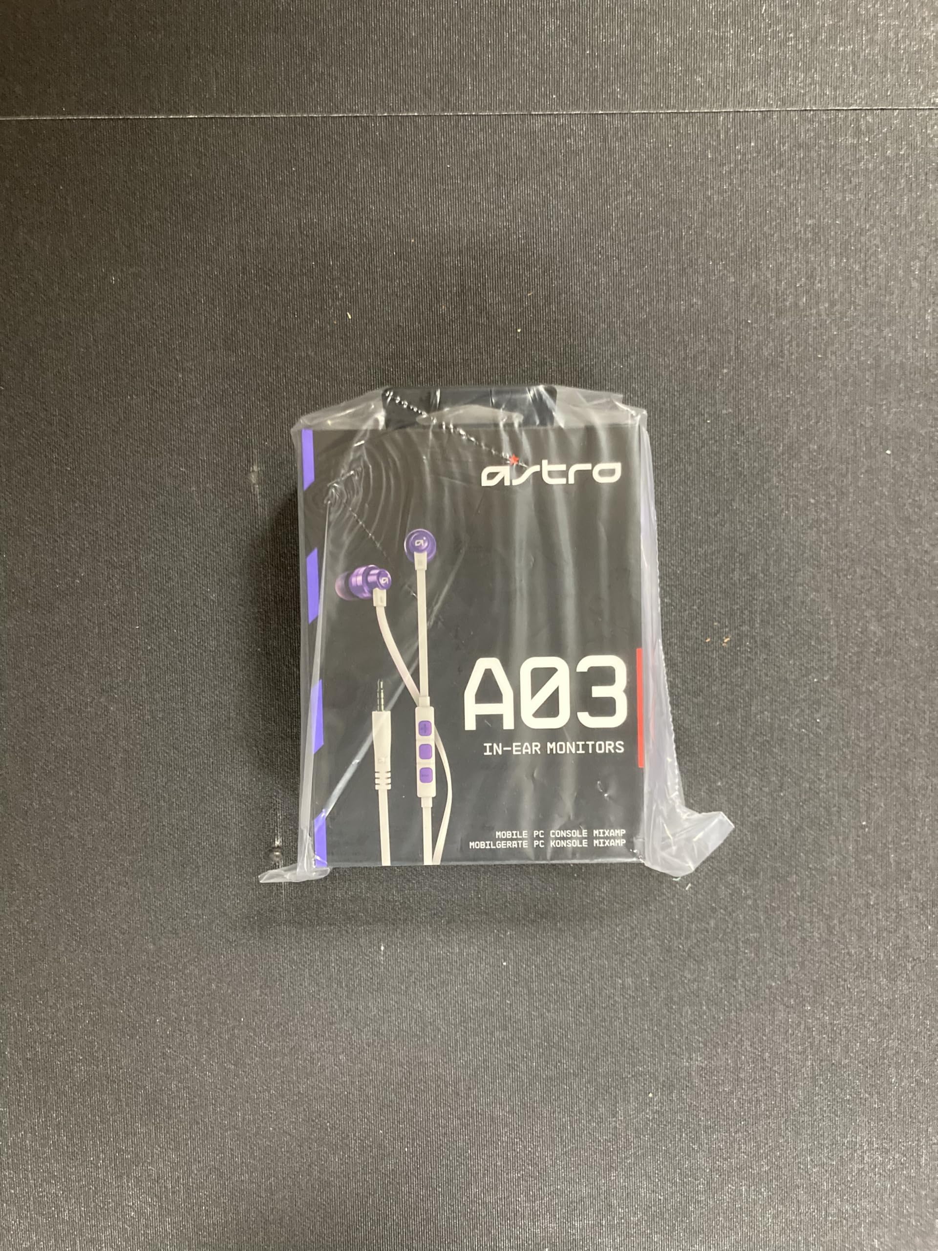 Logitech Astro headset A03 interno A03 IN Ear jack bianco e viola da 3,5 mm (auricolare + microfono)…