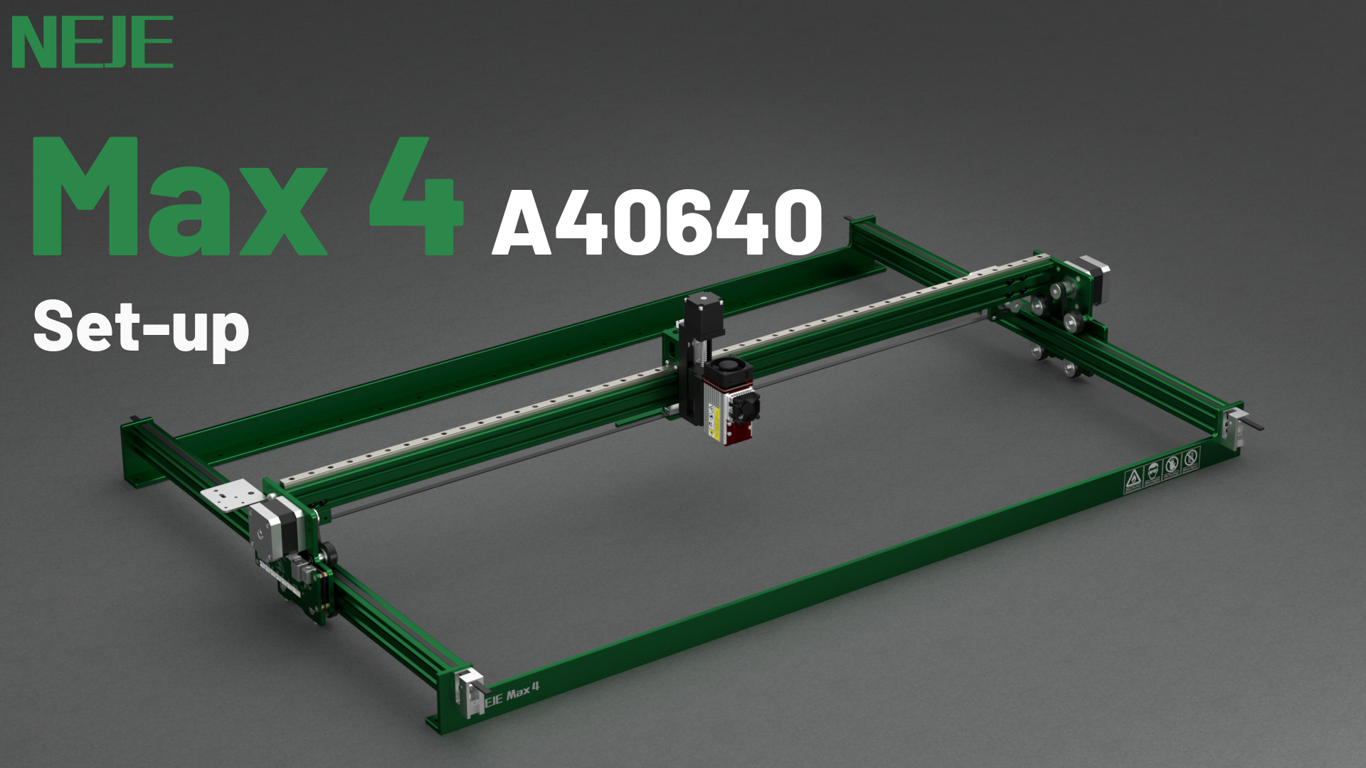 Watch How to install the NEJE 4 Max A40640 Laser Engraver on
