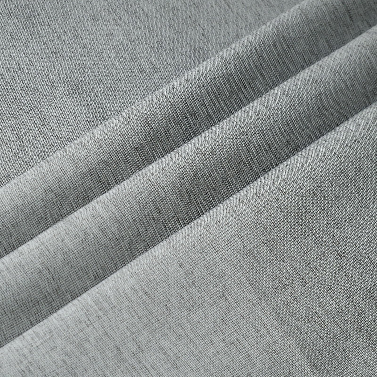 YISURE Tenda da doccia senza ganci, in lino sintetico, resistente, idrorepellente, lavabile in lavatrice, larghezza 200 x altezza 220 cm
