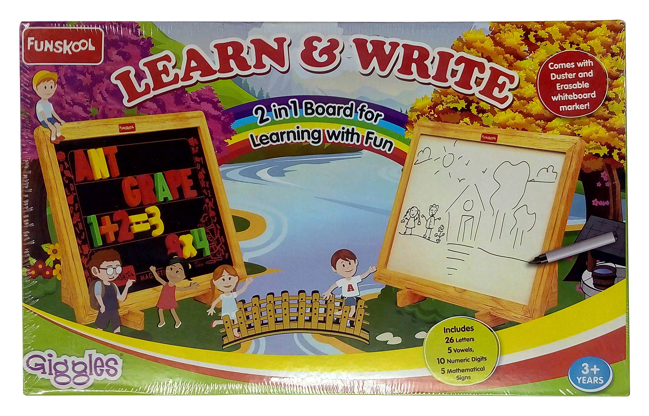 Funskool Giggles 2 in 1 Board - Learn and Write (B0755BF2TL) Amazon Price History, Amazon Price Tracker