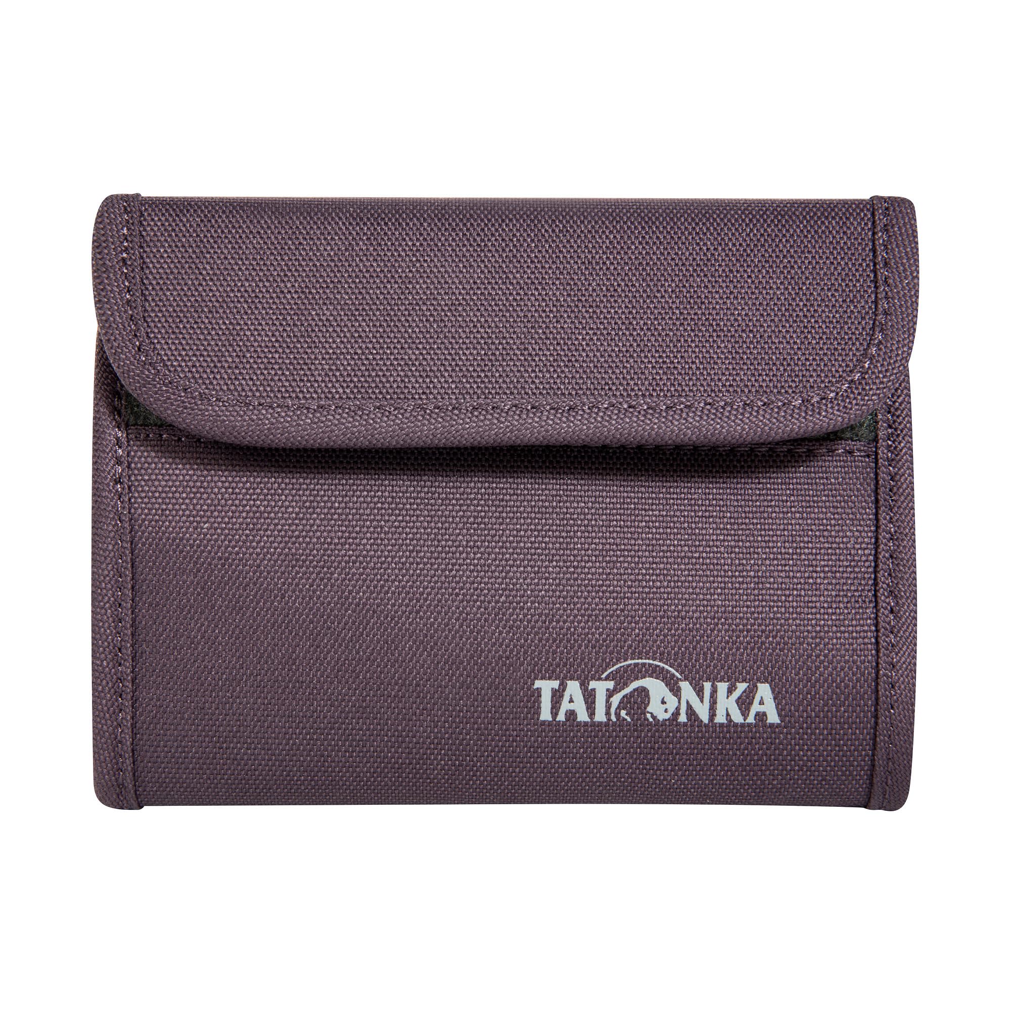 Tatonka Euro Wallet RFID Block - Wallet with RFID Blocker - TÜV Tested - Credit Card Compartments, Viewing Window and Coin Compartment, Midnight Plum