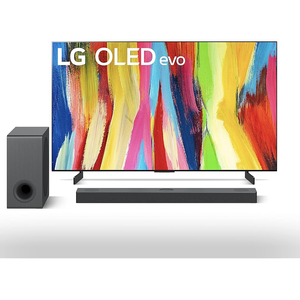 68/mo Finance LG 42inch Class OLED evo C2 Series 4K Smart TV with