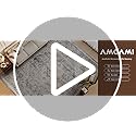 AMOAMI-6FT Round Rug-Rugs for Living Room-Vintage Soft Blue Rugs for Bedroom-Non Slip Circle Rug-Machine Washable Rug for Dining Room Living Room Bedroom Office Under Table