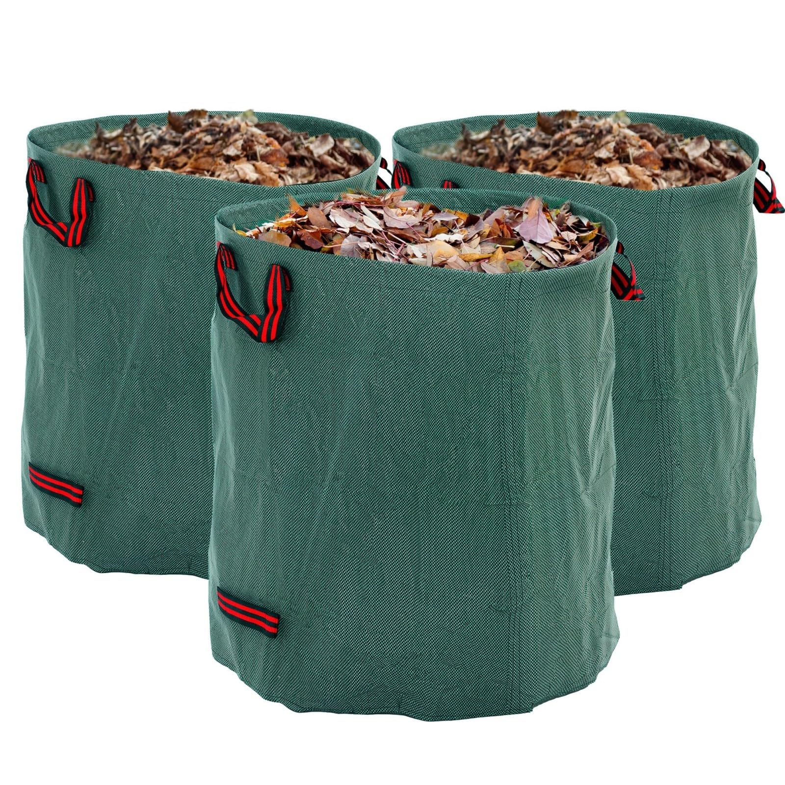 Sacco per rifiuti da giardino Set 3 sacchetti rifiuti giardino