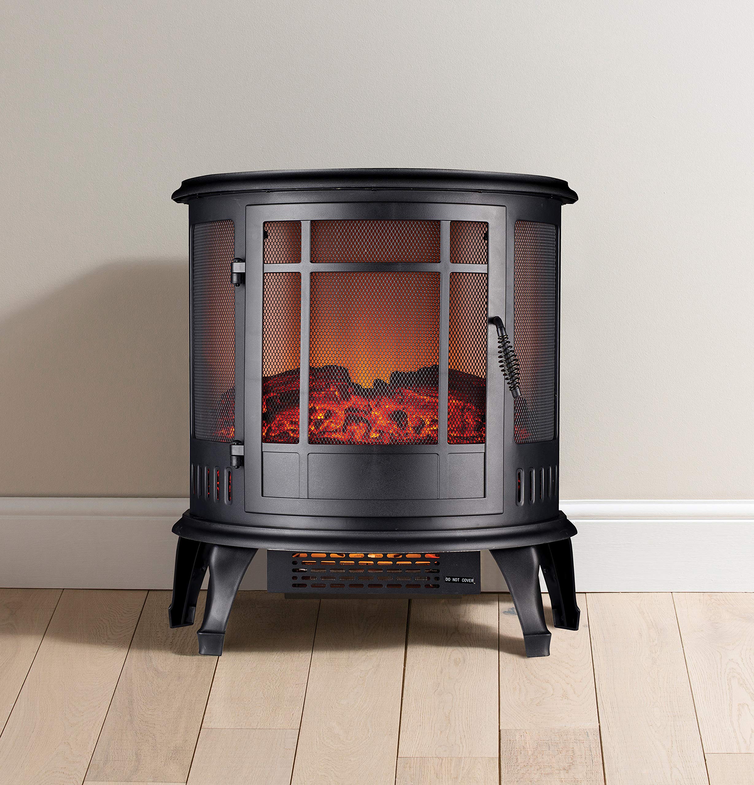 Buy Daewoo 1900W Electric Fire Flame Effect Curved Stove Heater Free
