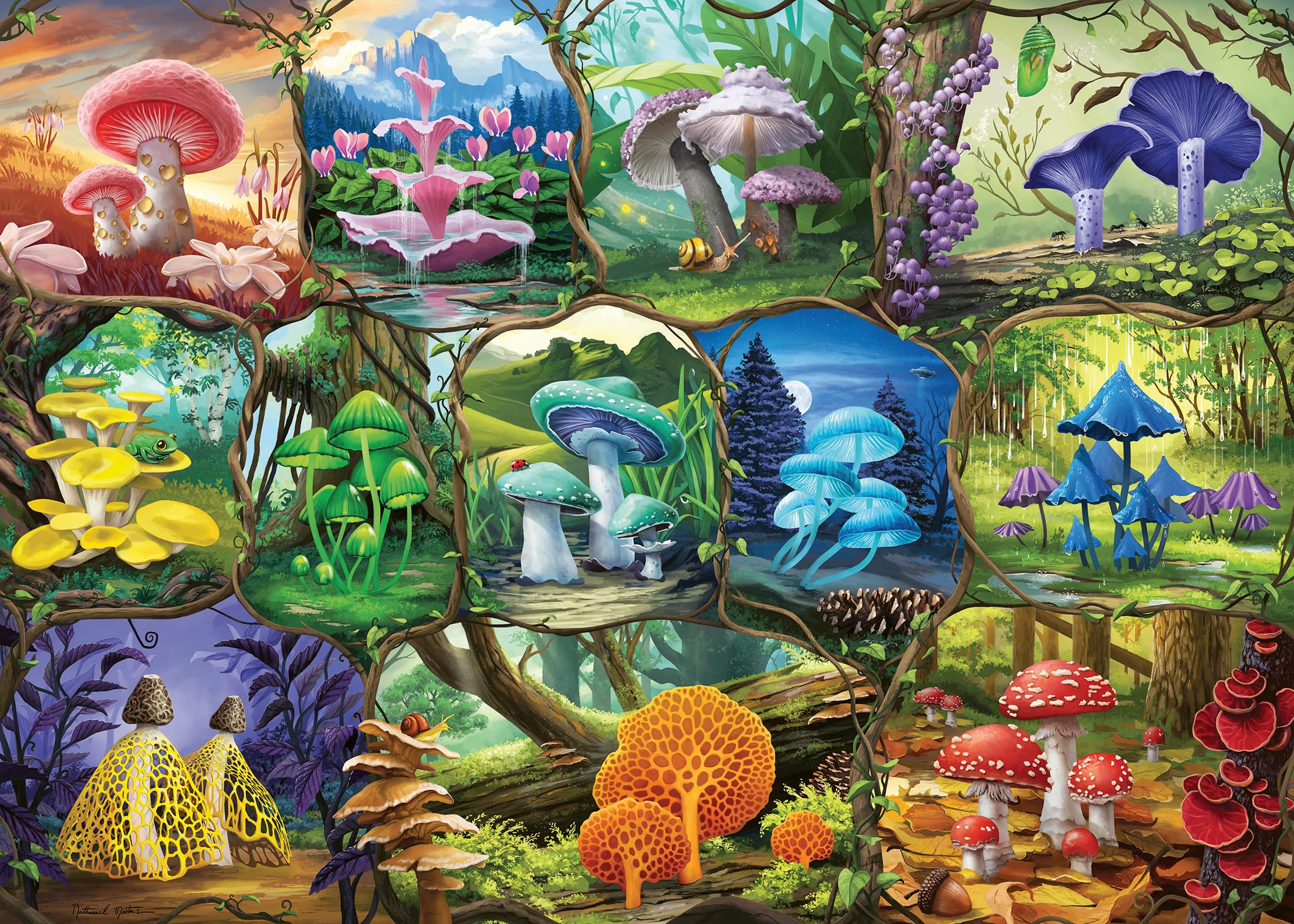 Ravensburger Beautiful Mushrooms 1000 Piece Jigsaw Puzzles for Adults and Kids Age 12 Years Up