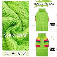 Vista 3 de Suéteres XXL elásticos para perros, suéter de punto de cuello alto para perros extra grandes, suéteres para perros de tamaño grande, suéter cálido