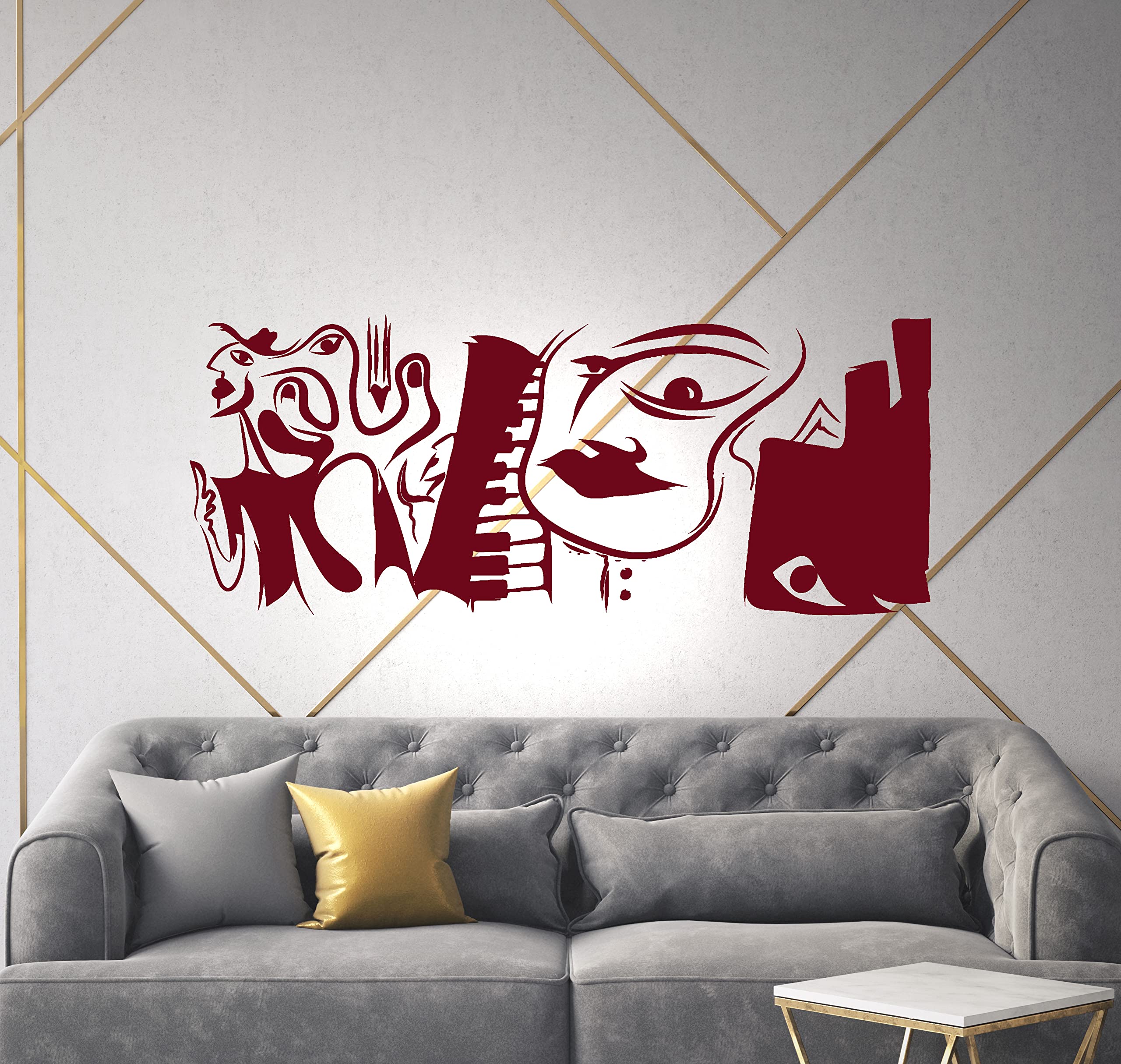 Amazon.com: Wall Decal Jazz Music Art Deco Modern