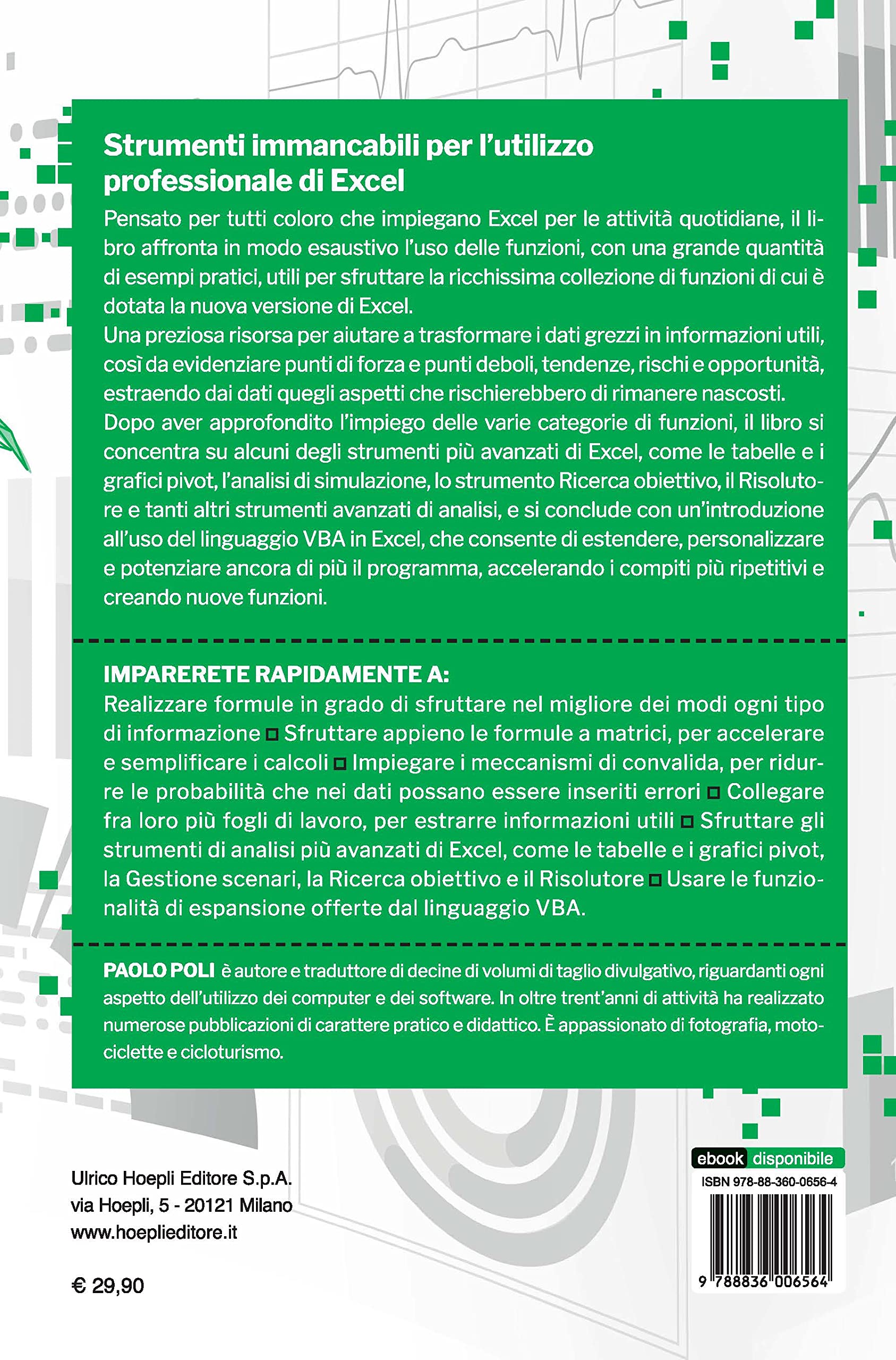 Formule e analisi dei dati con Excel 2021 e VBA. Strumenti e comandi per l'impiego professionale di Excel