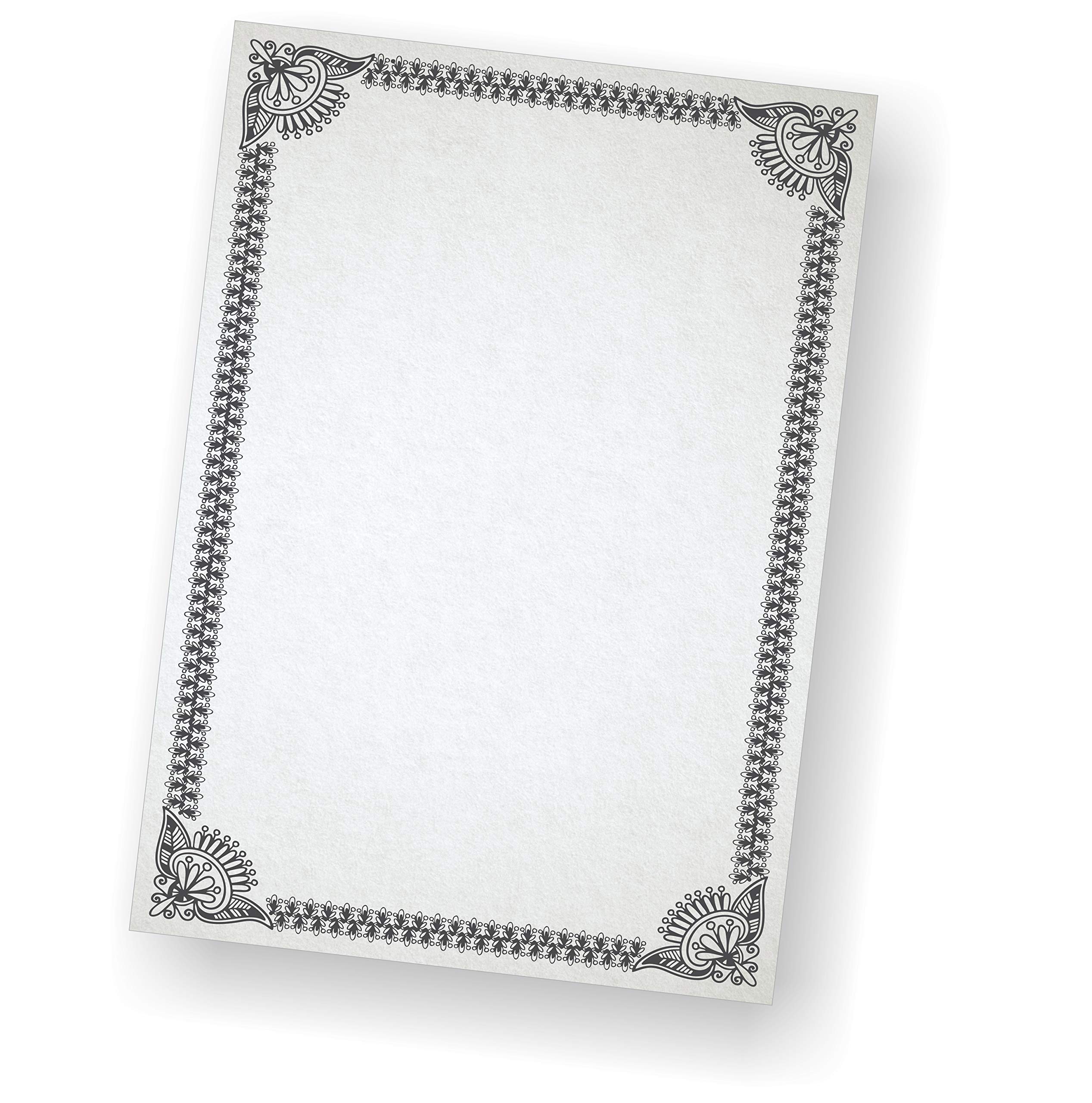 Feuilles cartonnées pour diplôme Format A4 Grammage 120g Recto/Verso Lot de 10