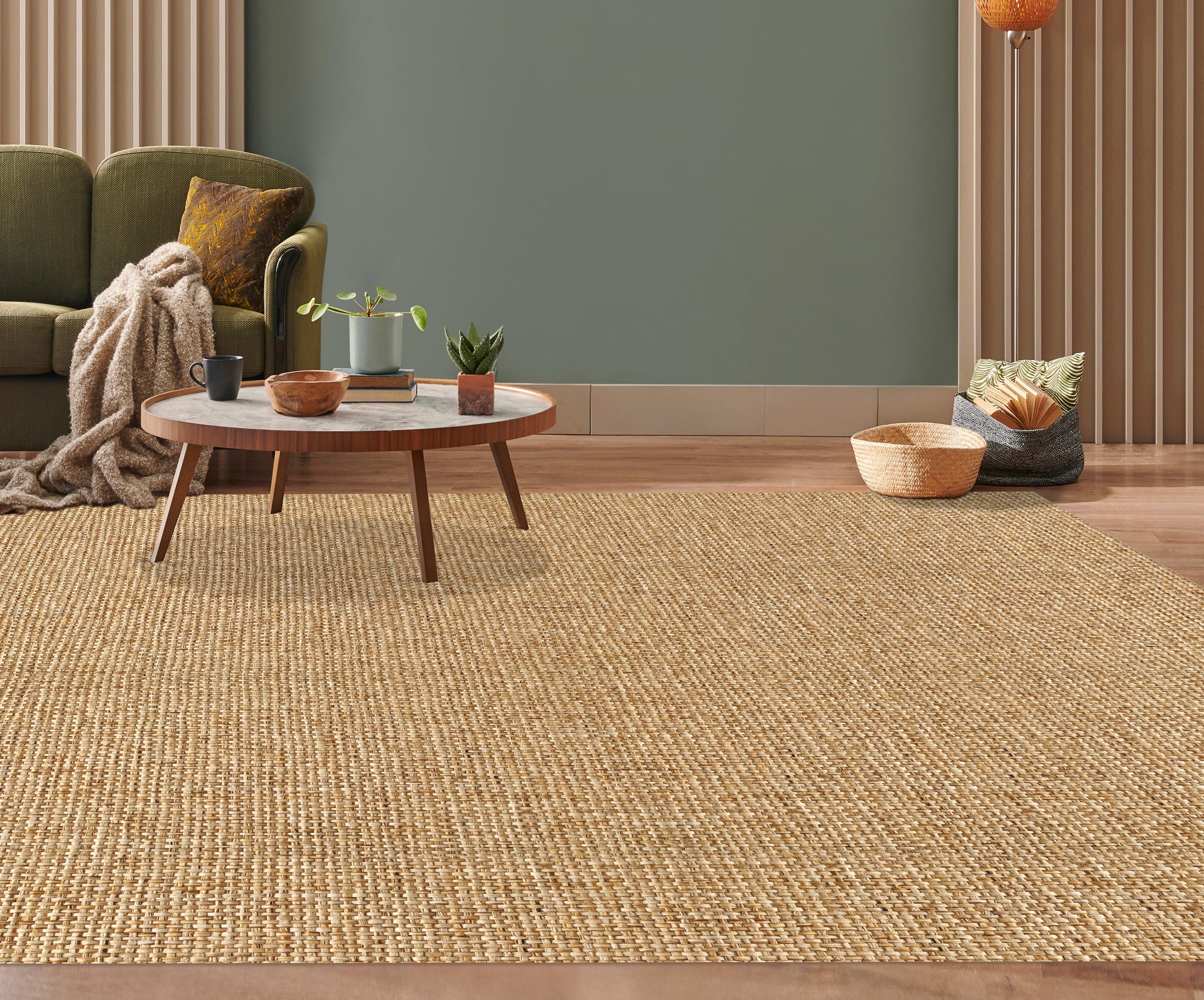 VINILIKO Design | Alfombra Vinílica Simone Nature 66x180 cm - Antideslizante, Impermeable, Lavable - Varios Tamaños - Alfombra Vinilo Salón, Cocina