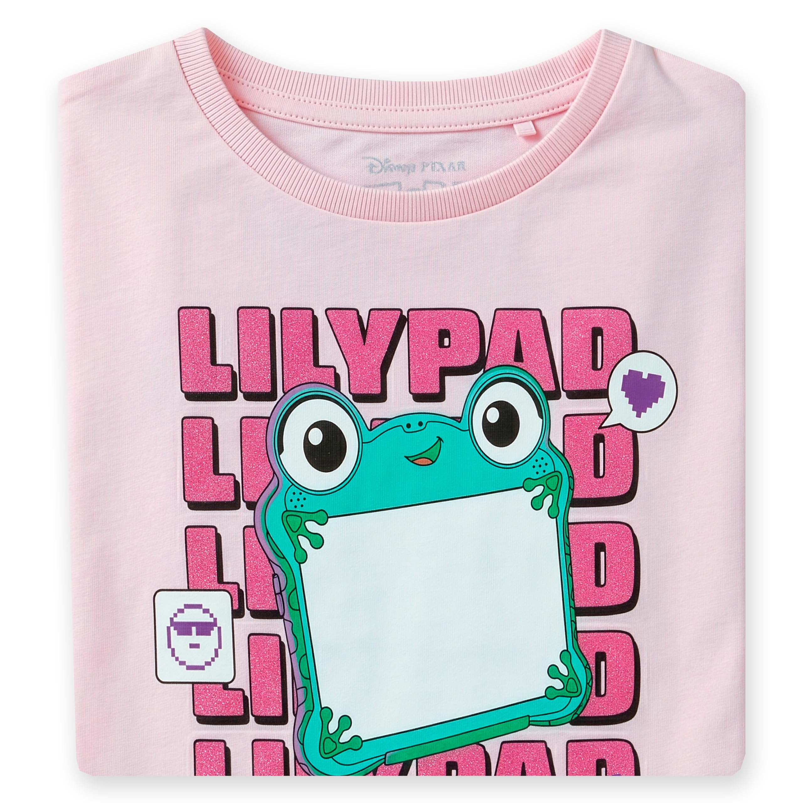 Disney Toy Story Koszulka, LilyPad T-Shirt Dla Dziewczynki, Top Toy Story 5 Z Krótkim Rękawem, Bawełniane Ubrania