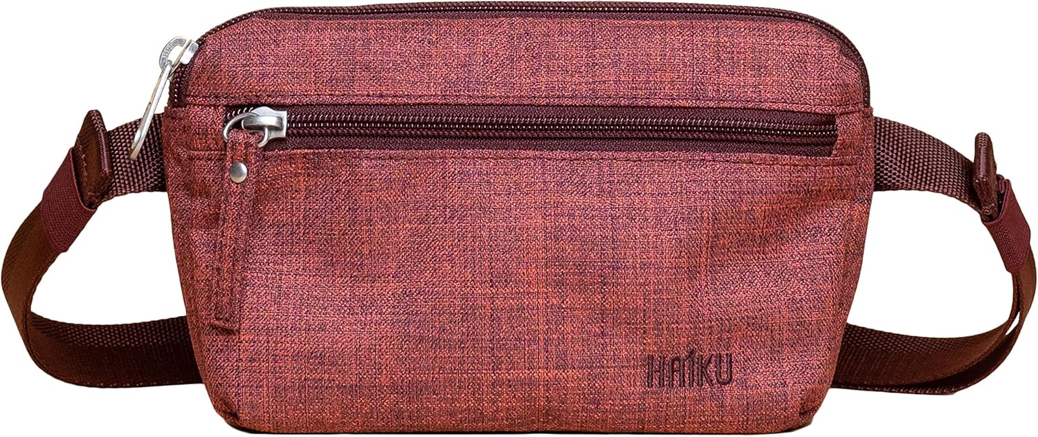 Haiku Hopper | Waist, Hip, Fanny Pack, Belt Bag Purse | with adjustable belt Clip | Sapphire