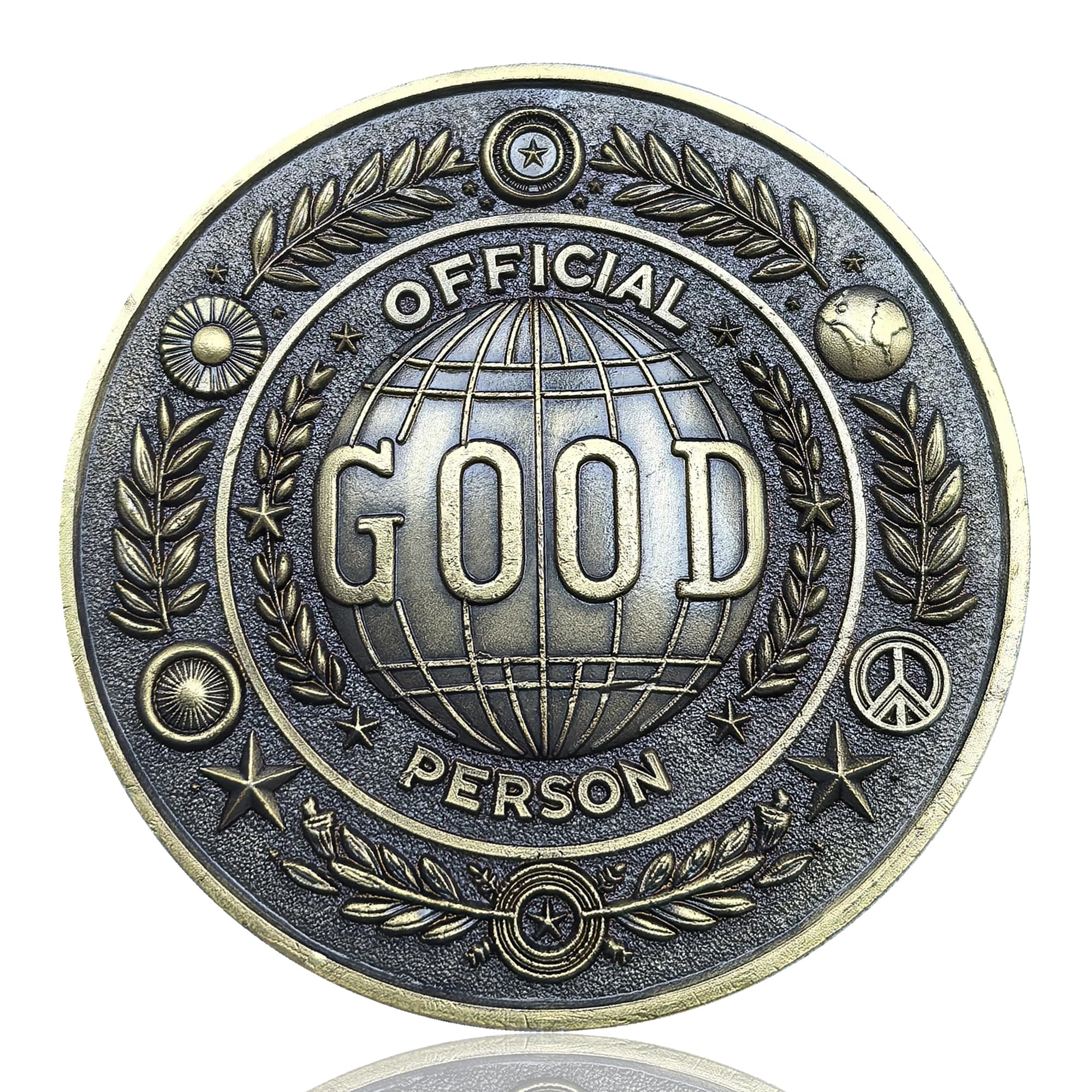 LZWIN Official Good Person Challenge Coin - Symbol of Integrity and Honor