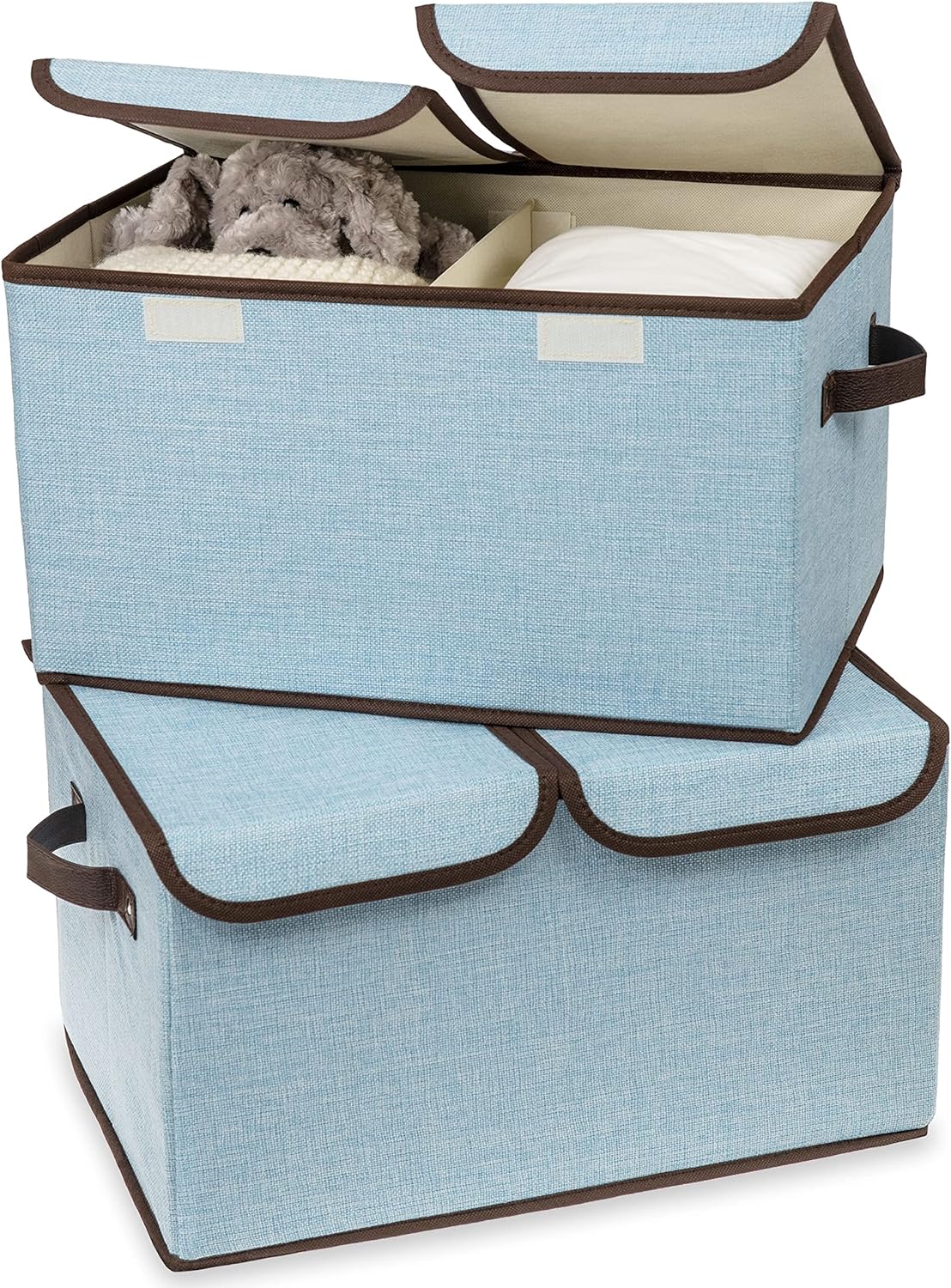 Ranzo World Toy Storage Box with Lid 2 Collapsible Shoe Storage Boxes