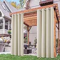Deconovo Tende da Sole per Esterno con Anelli – Tenda Oscurante Termica e Idrorepellente per Gazebo