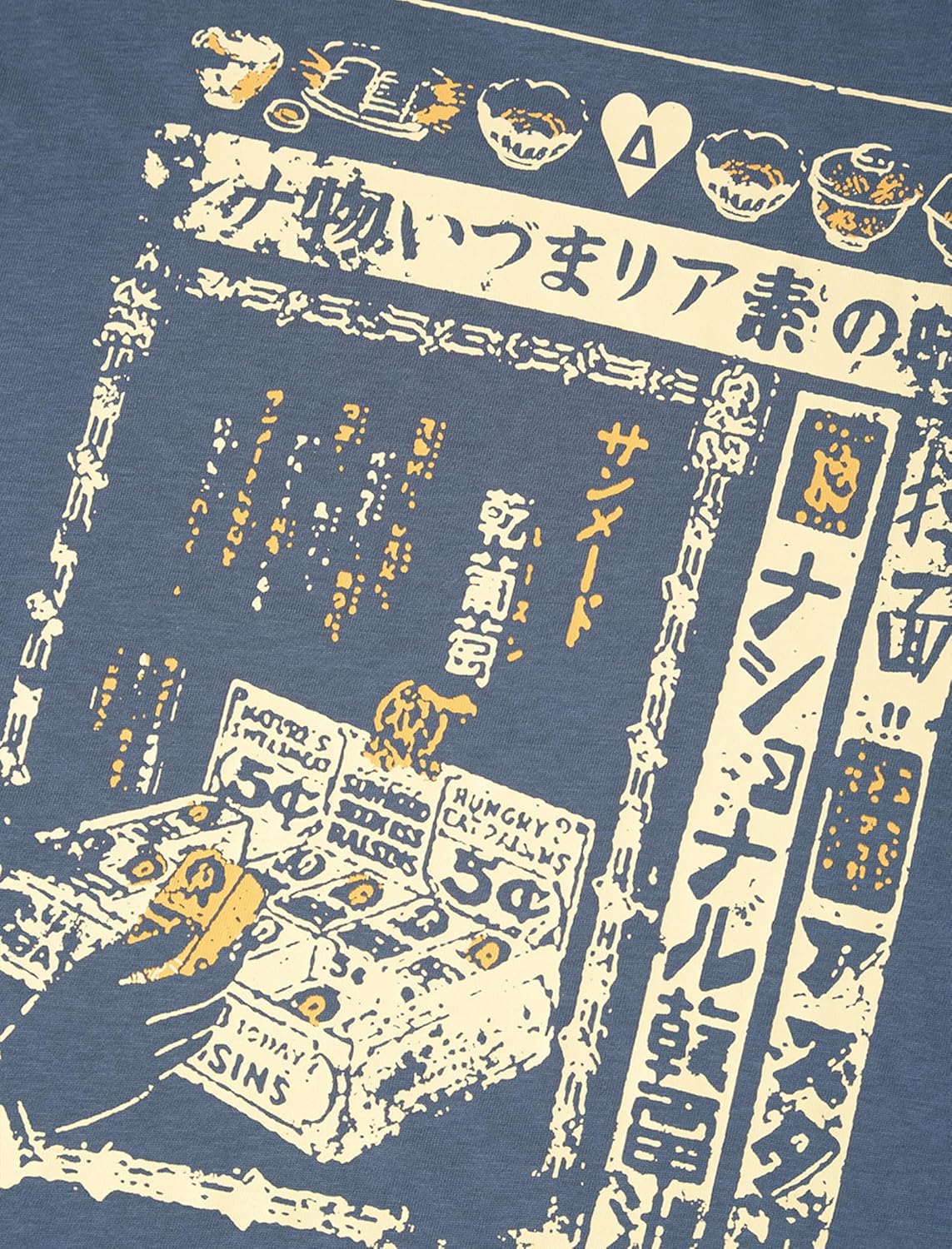 Aelfric Eden Mens 90s Vintage Oversized Shirts Unisex Harajuku T Shirt Print Graphic Tees Casual Summer Streetwear Top - Image 2